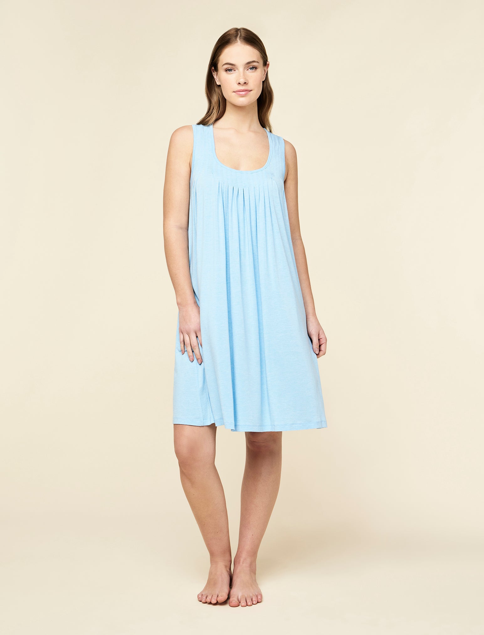 Kate Modal Soft Pleat Front Nightgown