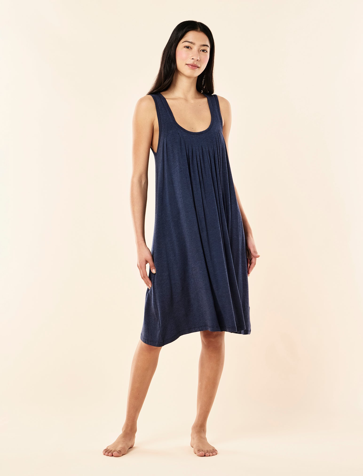 Kate Modal Soft Pleat Front Nightgown