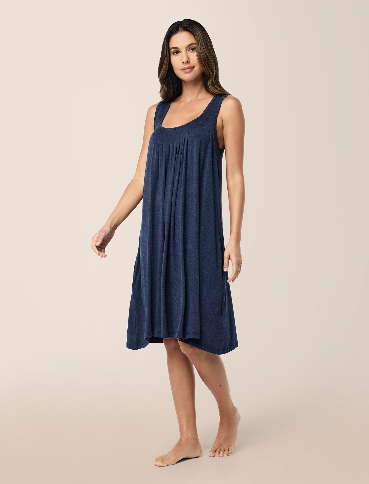 Kate Modal Soft Pleat Front Nightgown