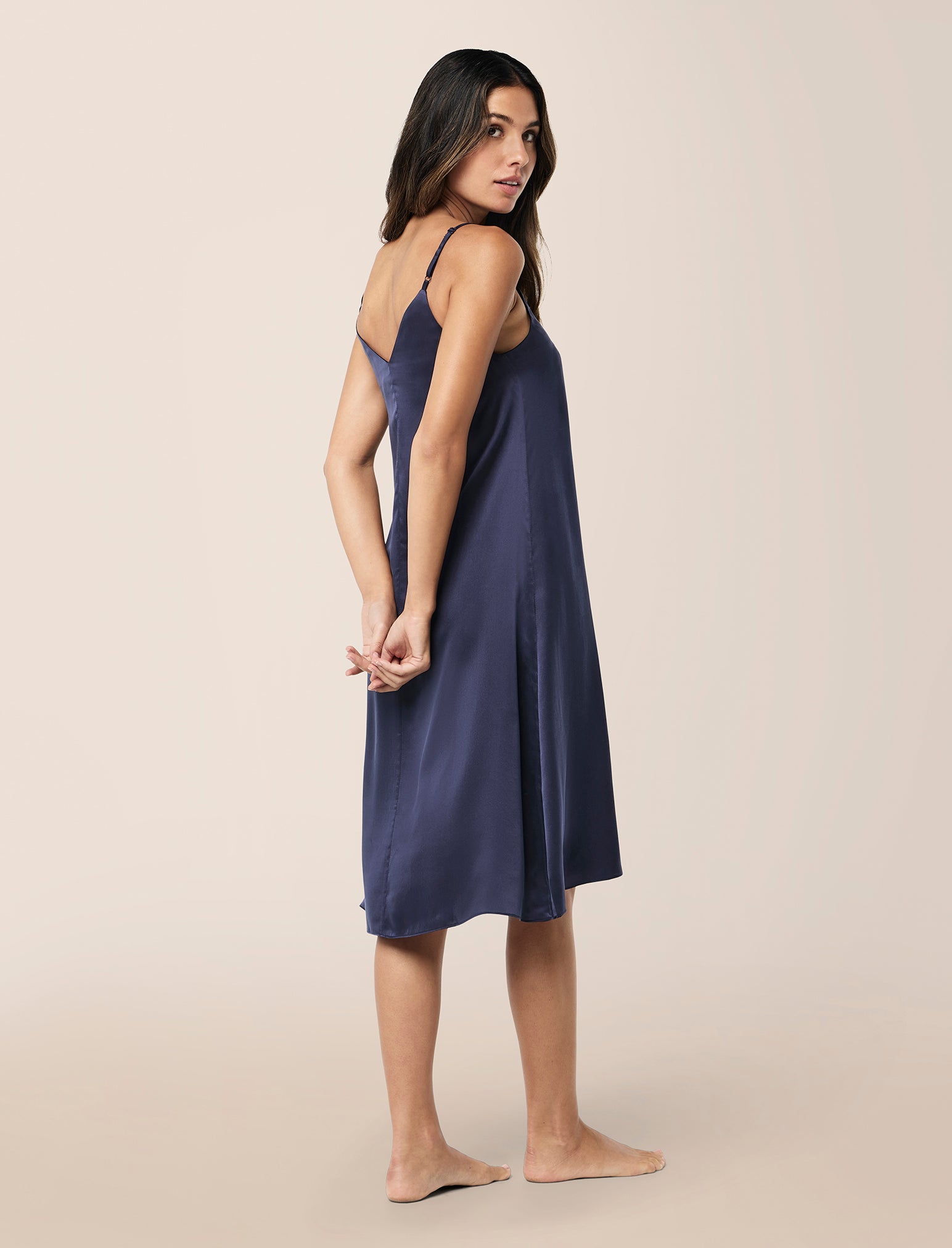 Audrey Washable Silk Slip Nightgown
