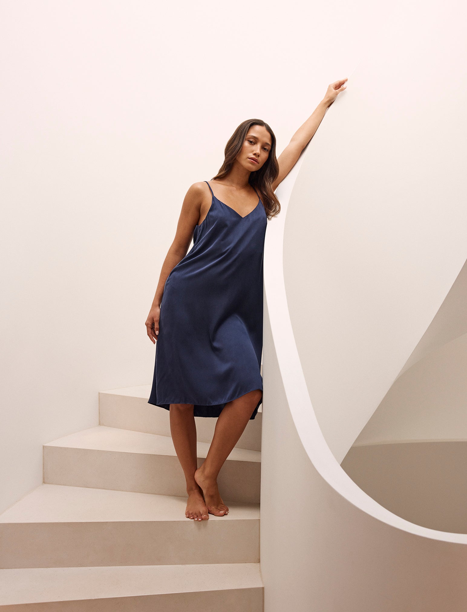 Audrey Washable Silk Slip Nightgown