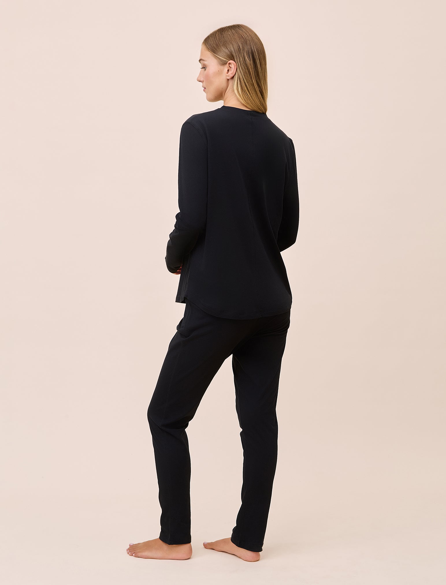 Jada Organic Cotton Knit Long Sleeve Tee