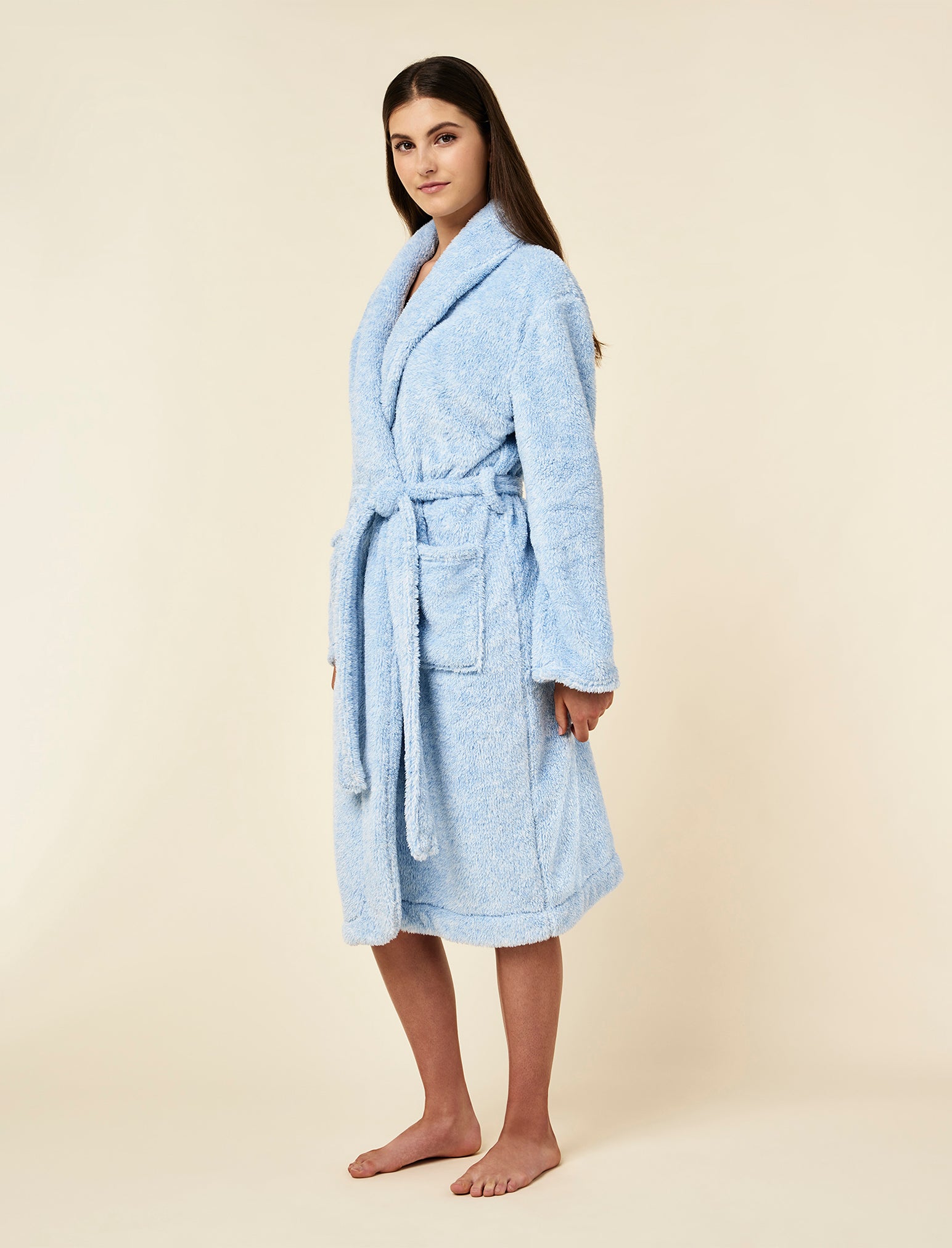 Cozy Plush Mid-Length Robe