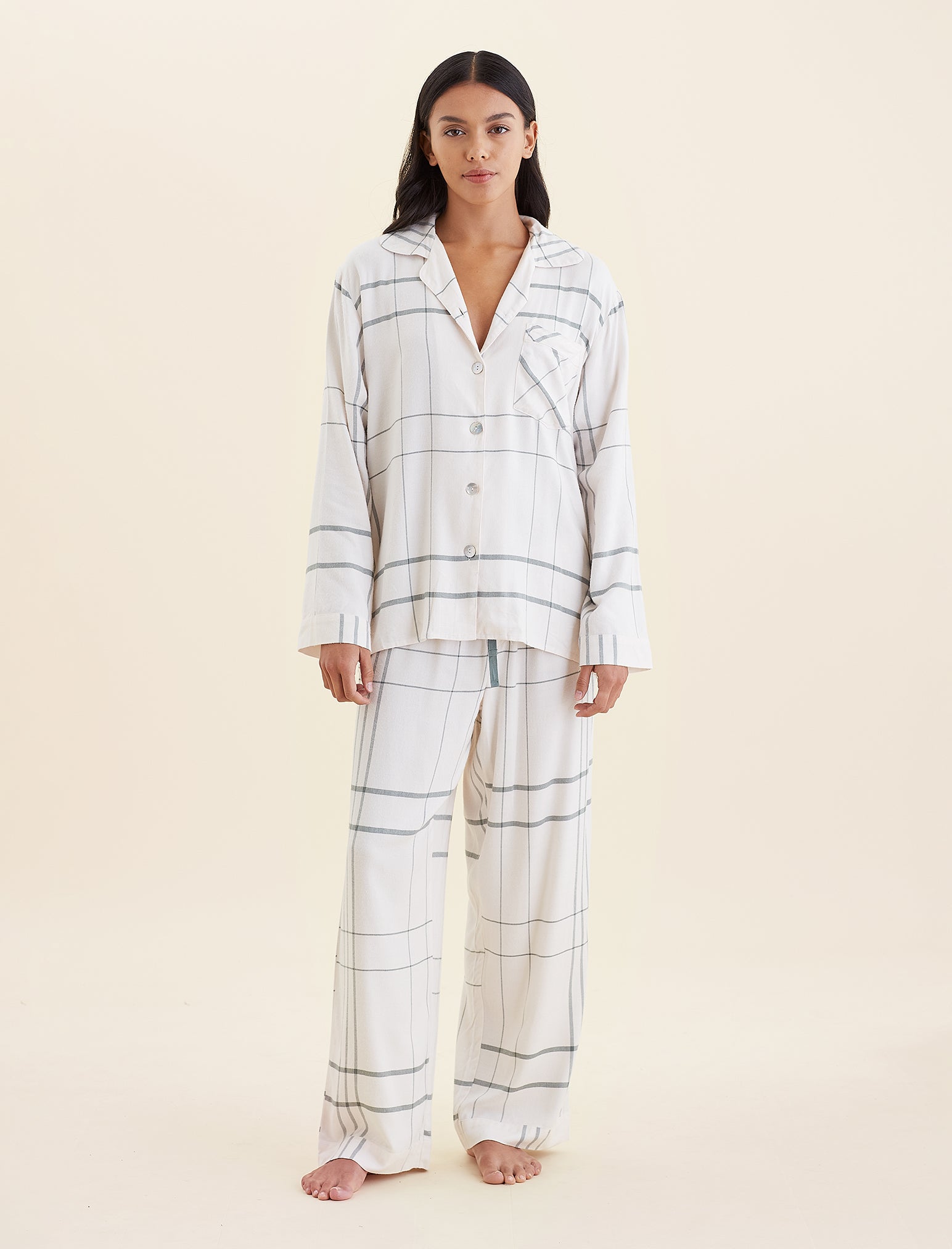 Comfy Plaid PJ Set
