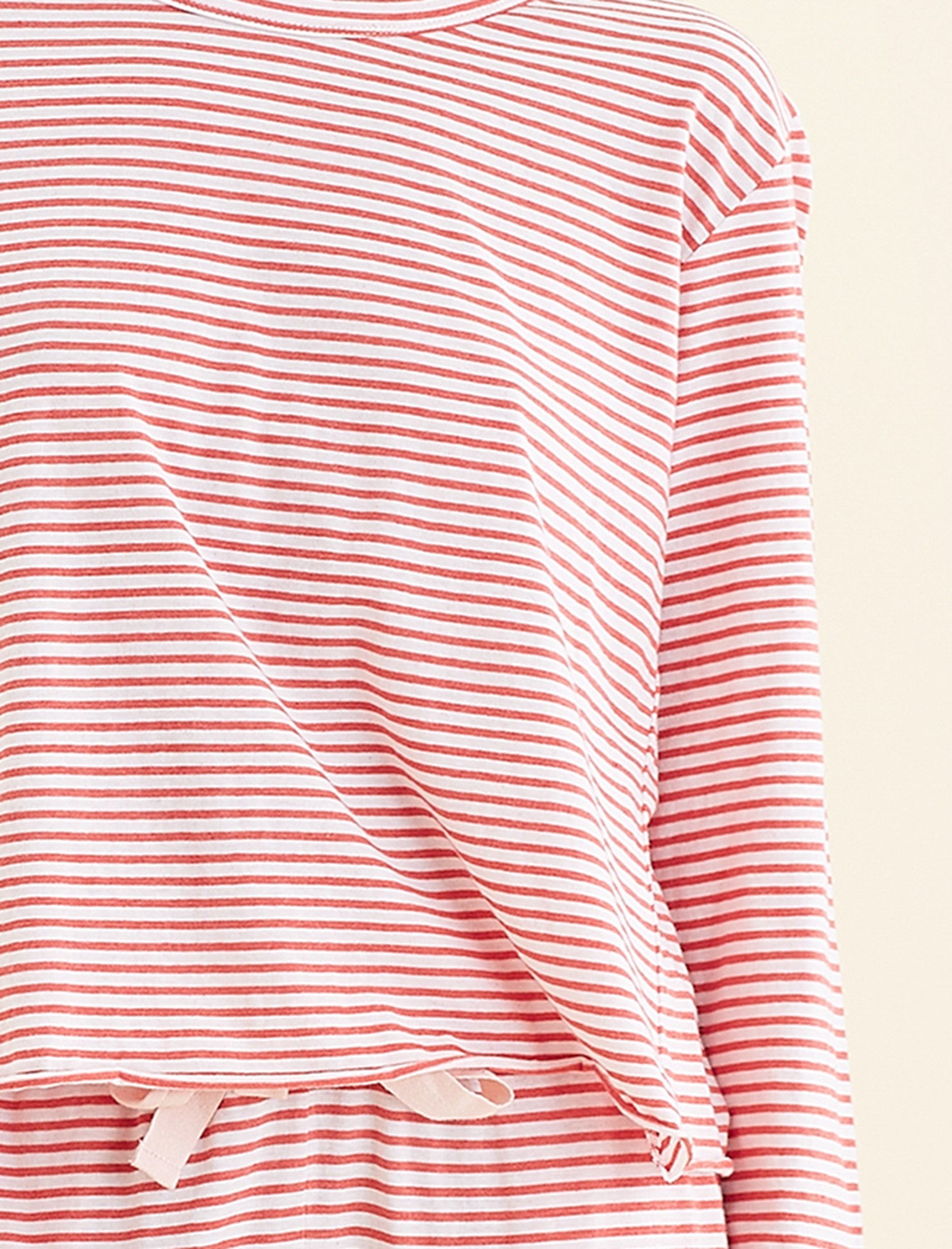 Jada Organic Cotton Boxy Long Sleeve Tee & Straight Leg Pant