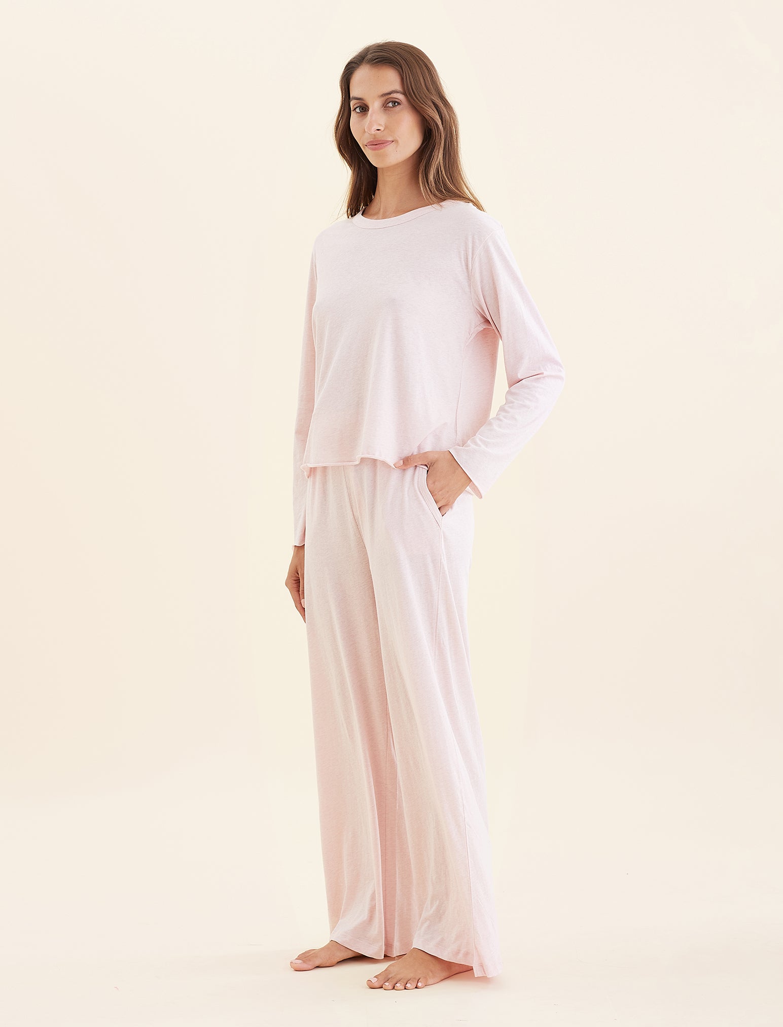 Jada Organic Cotton Boxy Long Sleeve Tee