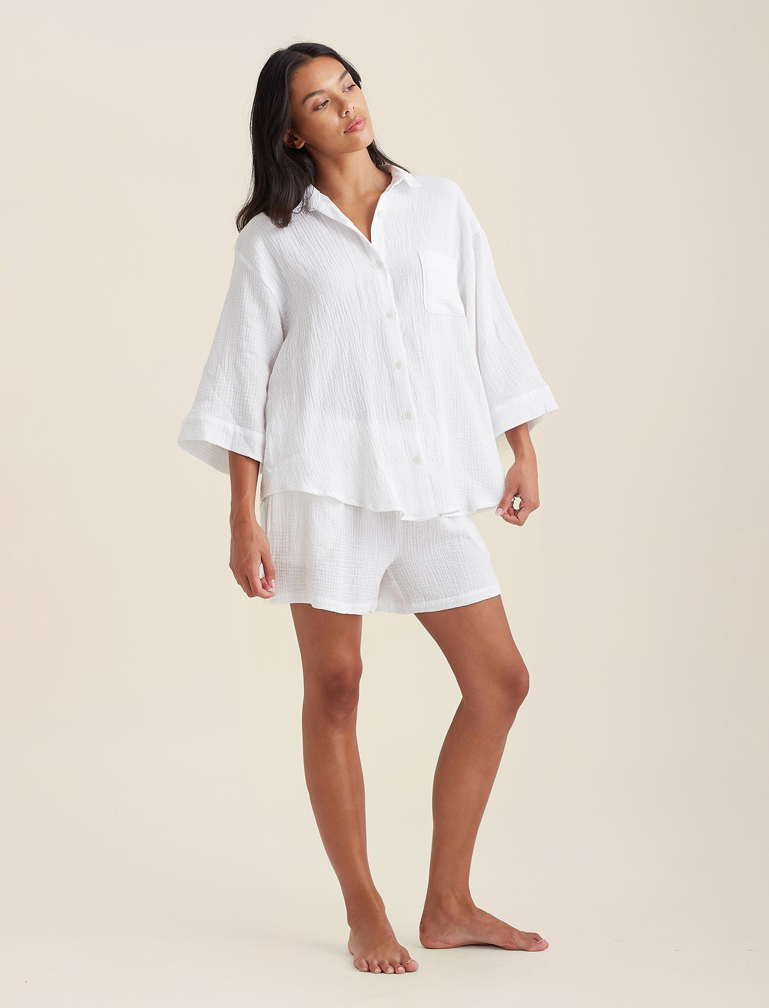 Ashley Textured Oversized Shirt