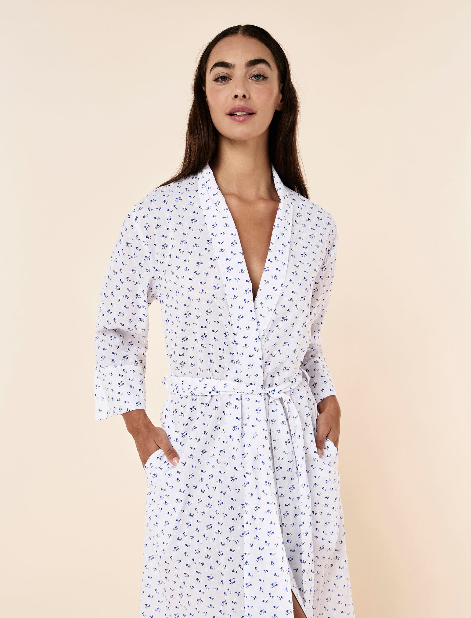 Swiss Dot Maxi Robe
