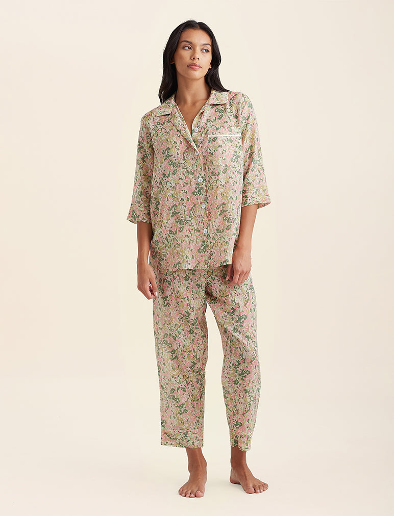 Adeline Silk Cotton Crop PJ