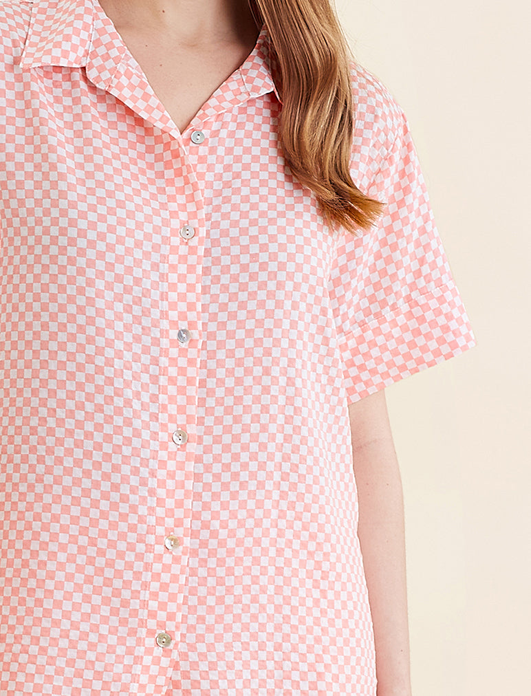 Anais Short Sleeve Full Length PJ Set