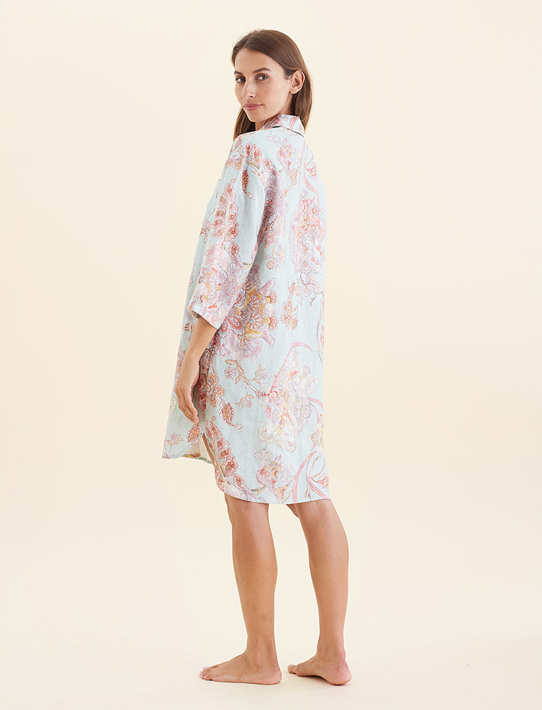 Coco Resort Linen Nightshirt