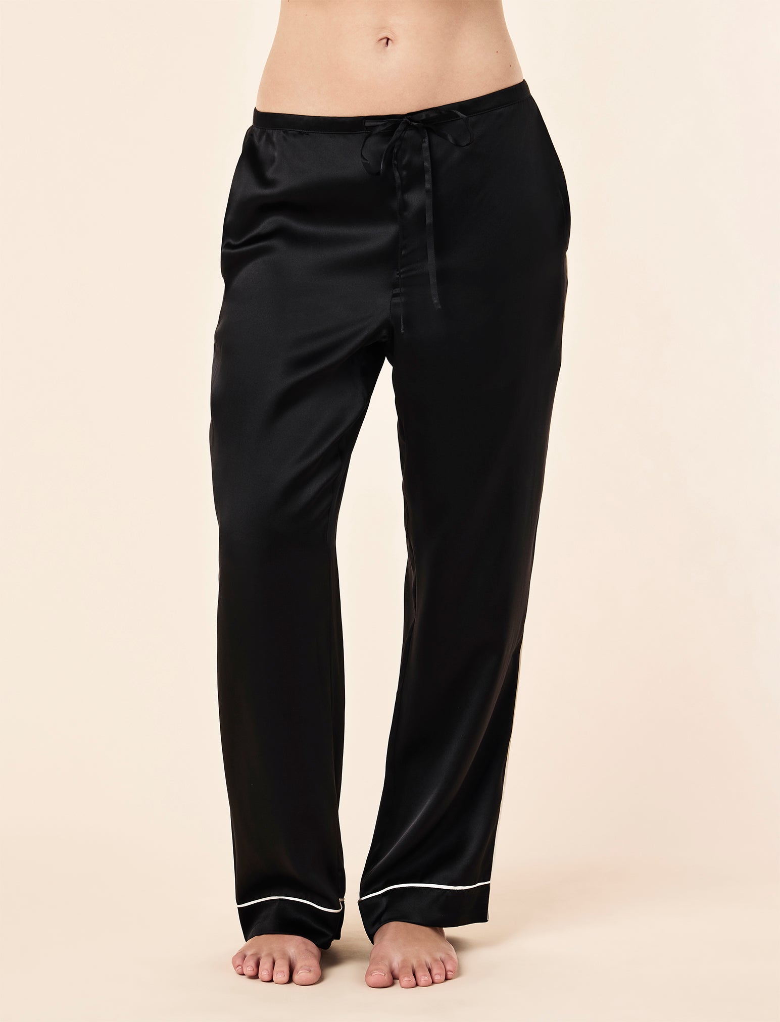 Sylvie Silk Wrap PJ Set