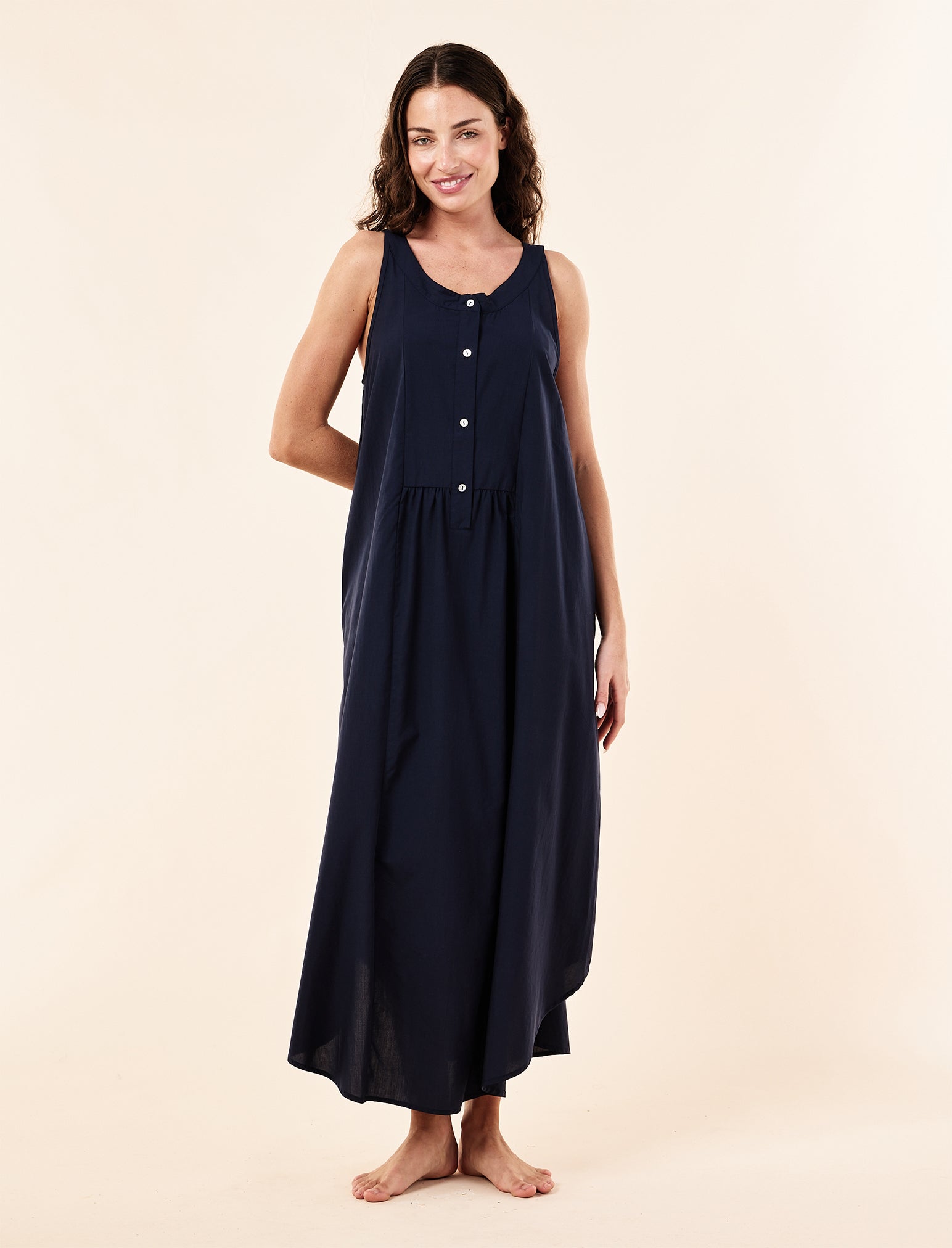 Madison Panel Front Maxi Nightgown
