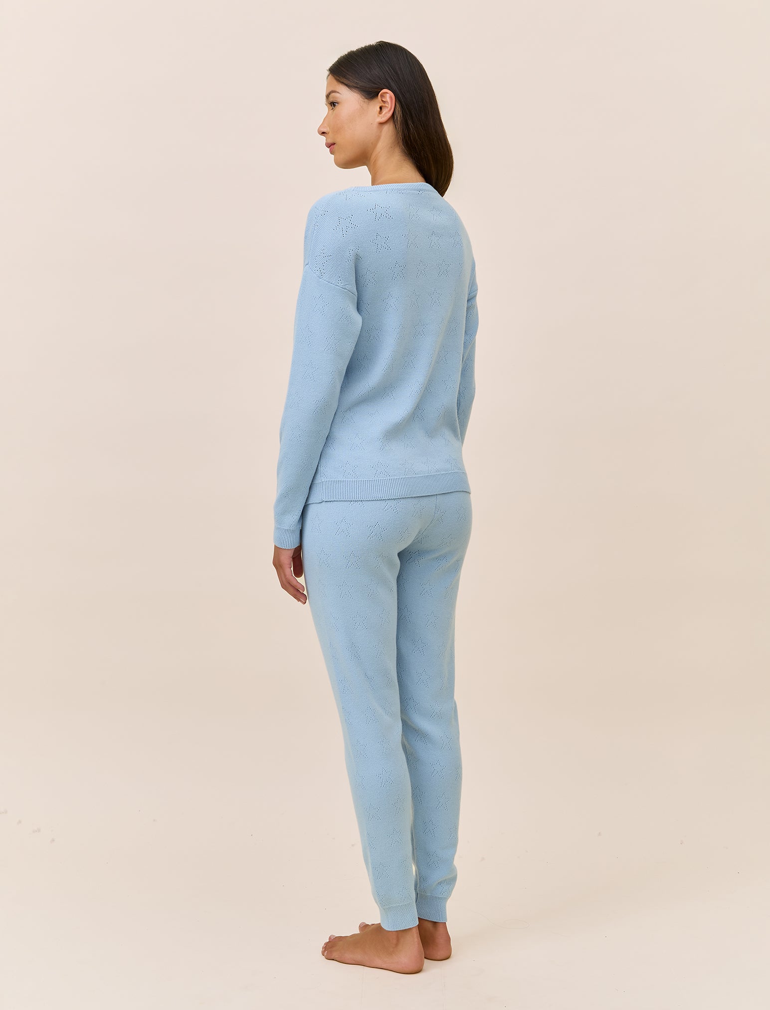 Cosy Pointelle Long Sleeve Top and Jogger Set