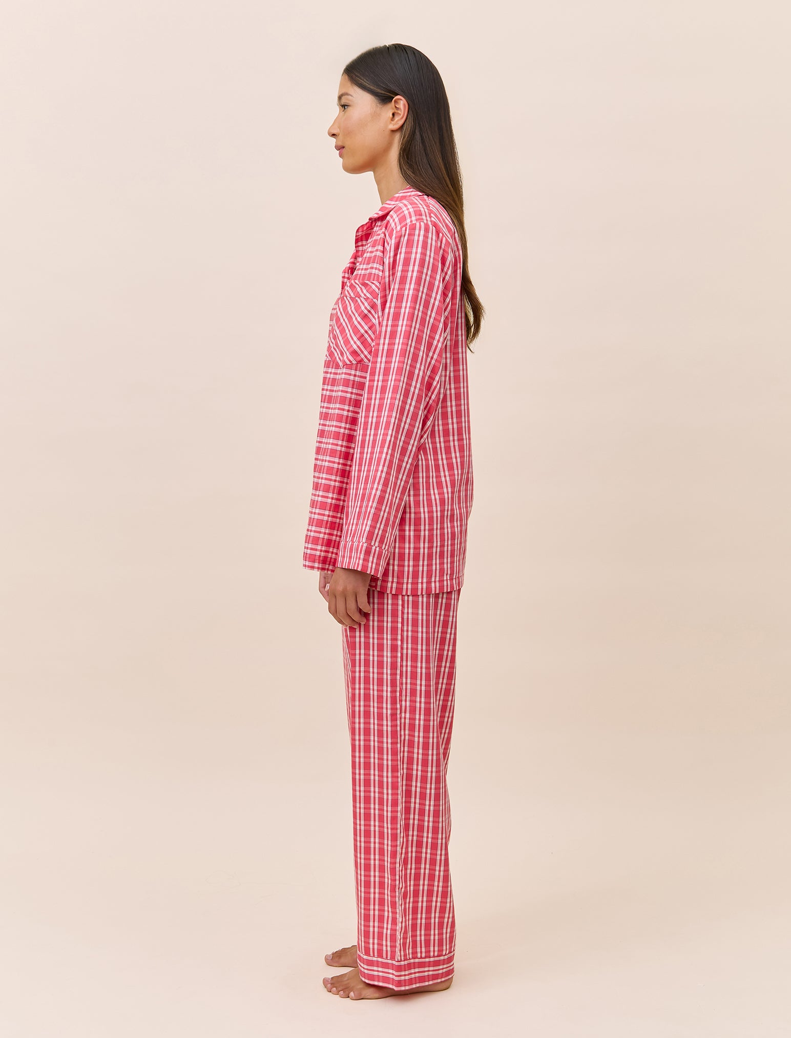 Holiday Plaid Full Length PJ