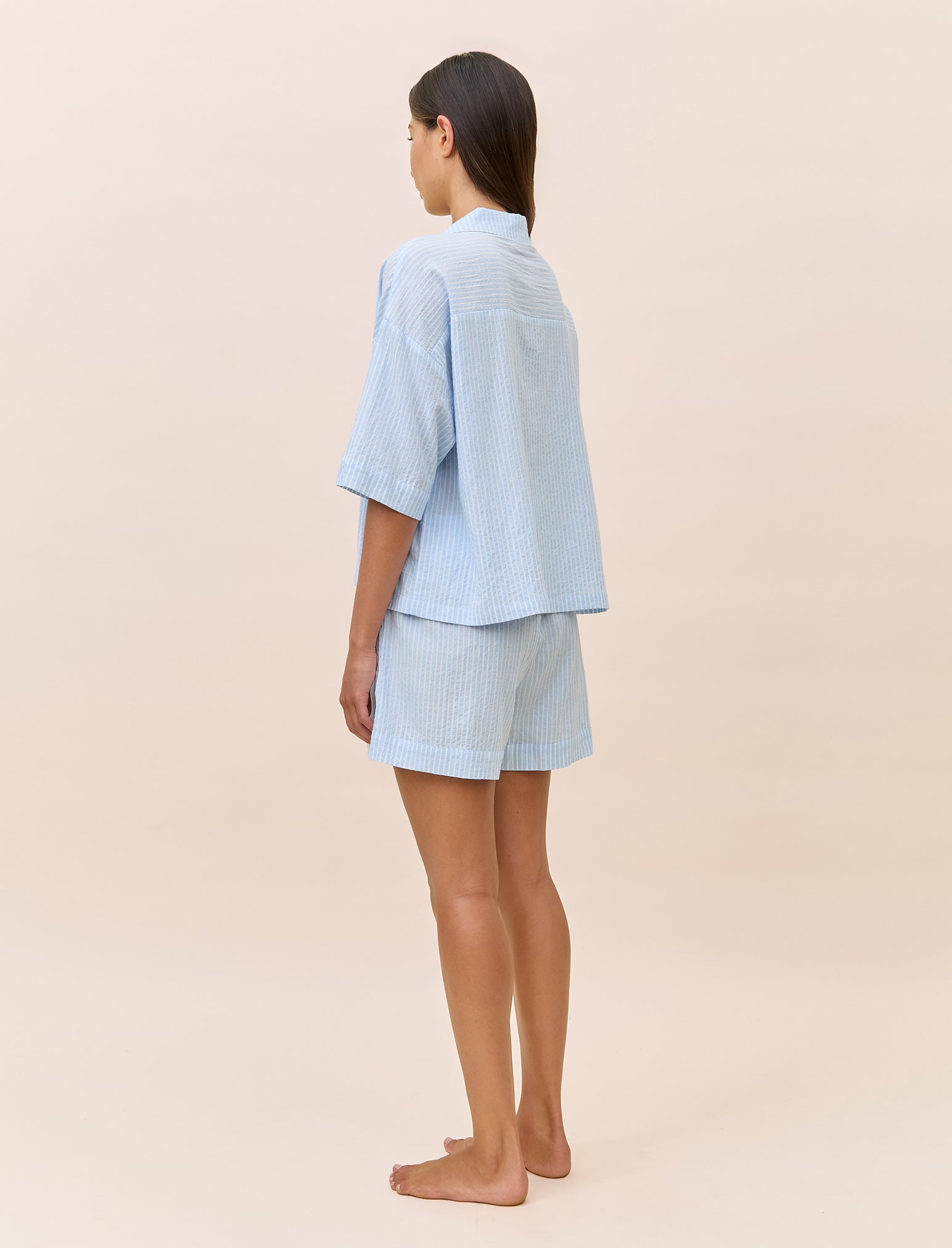 Sabrina Stripe Boxer PJ Set