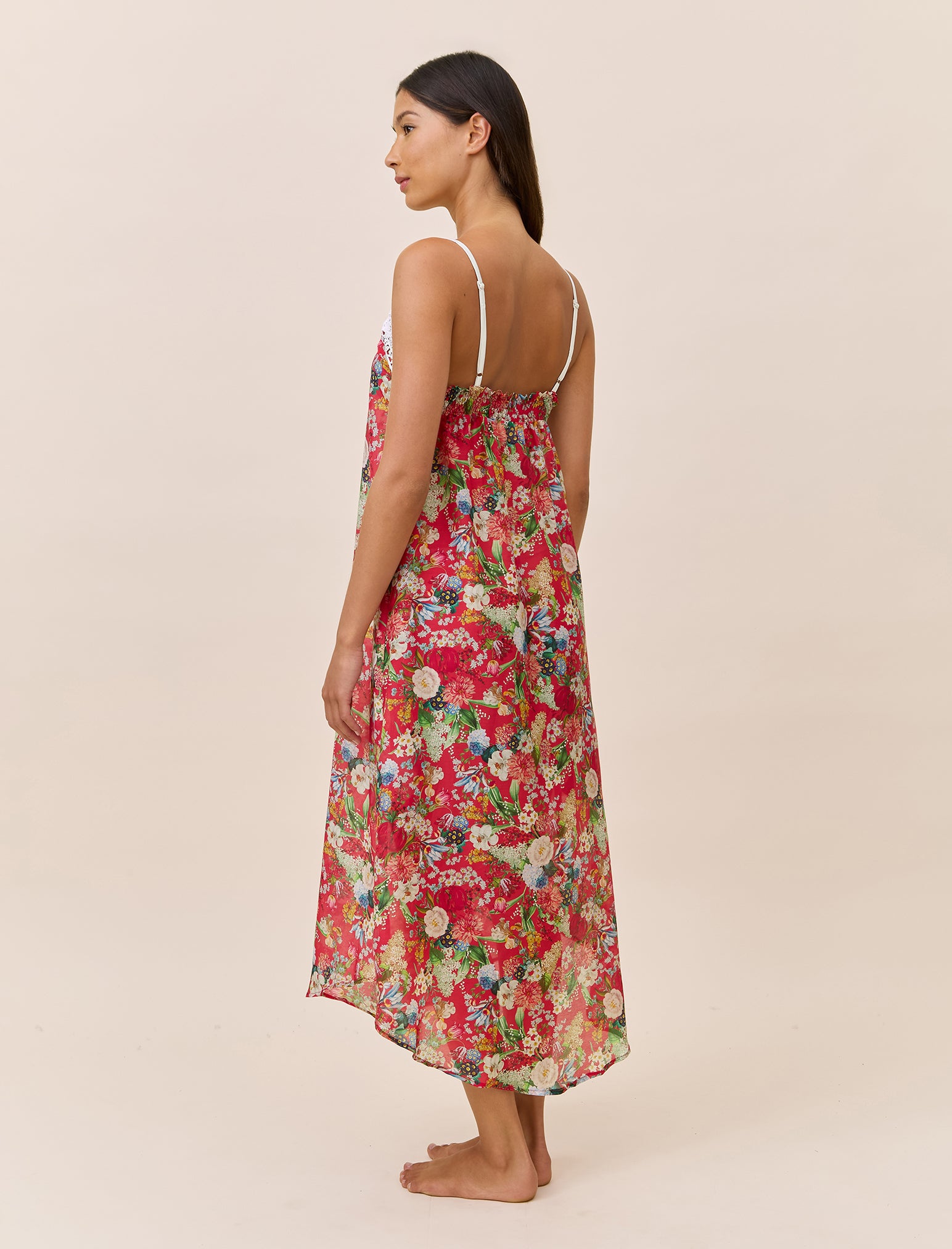 Holly Lace Front Maxi Nightgown