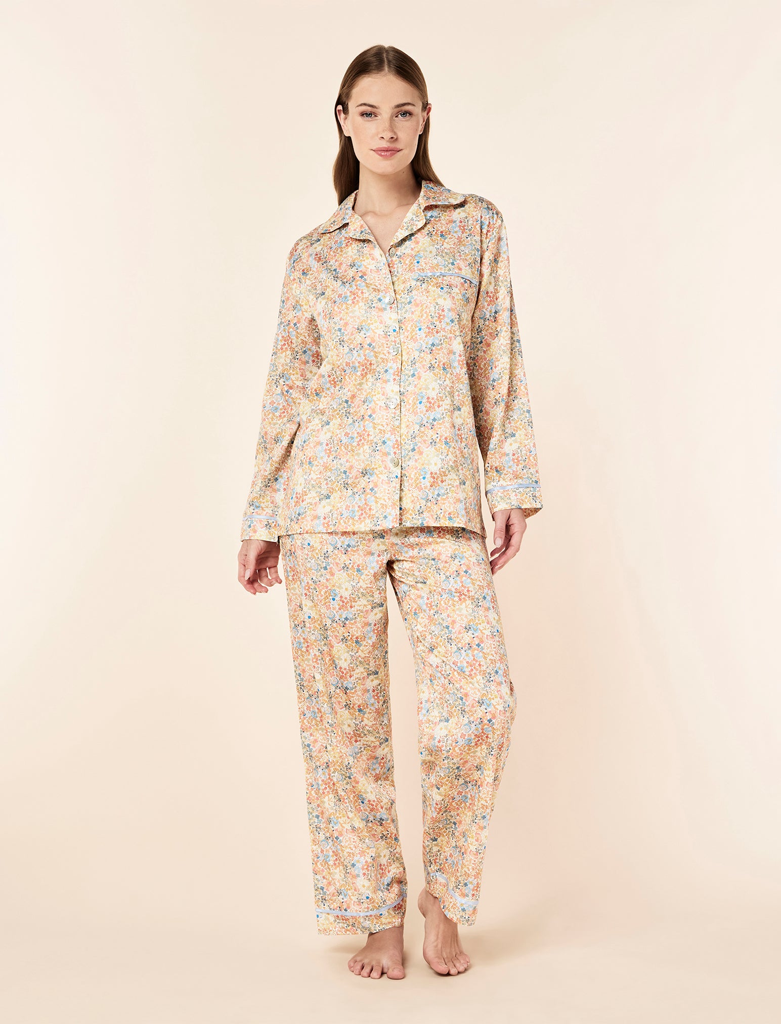 Carly Floral Full Length PJ Set