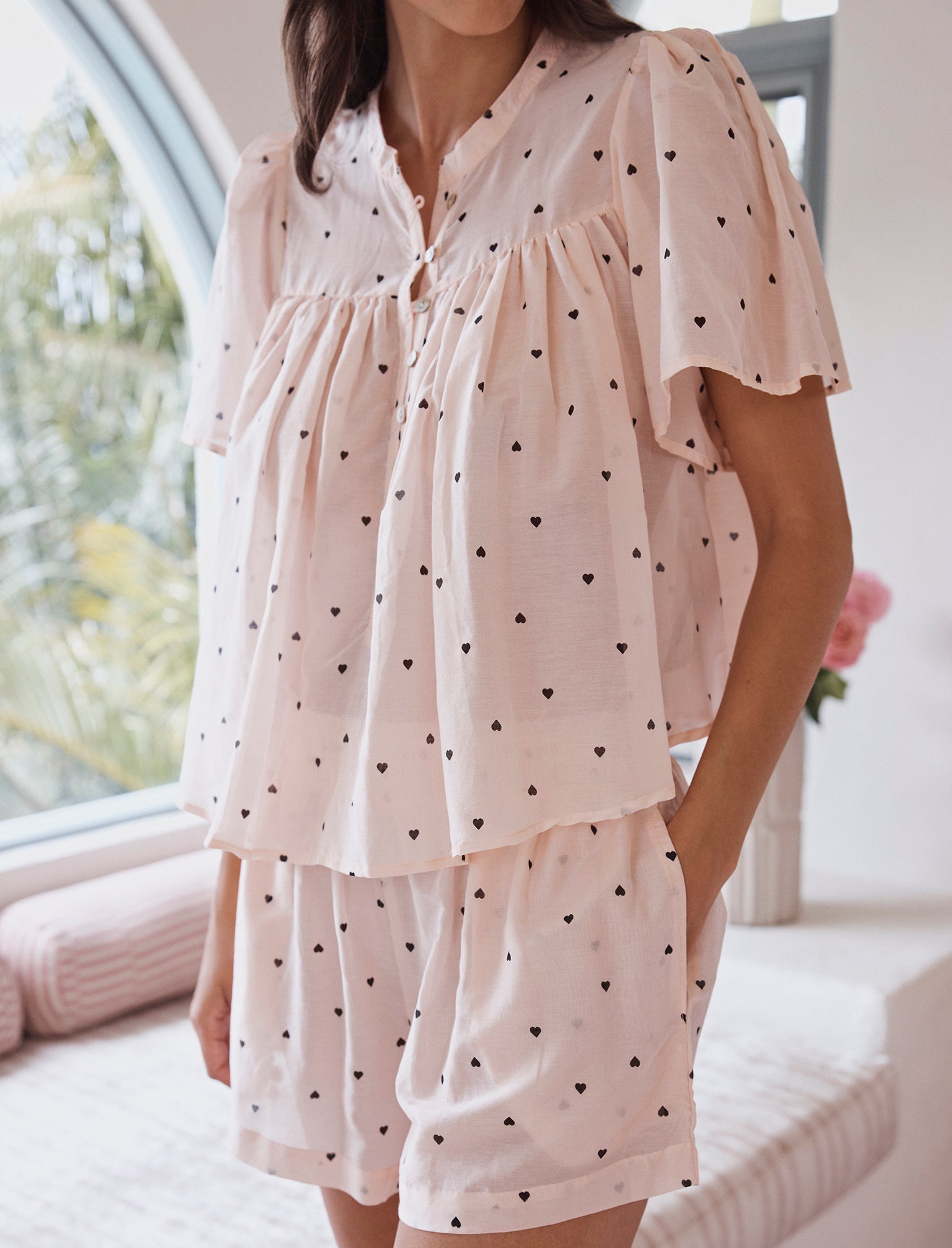 Hearts Gathered Boxer PJ Set