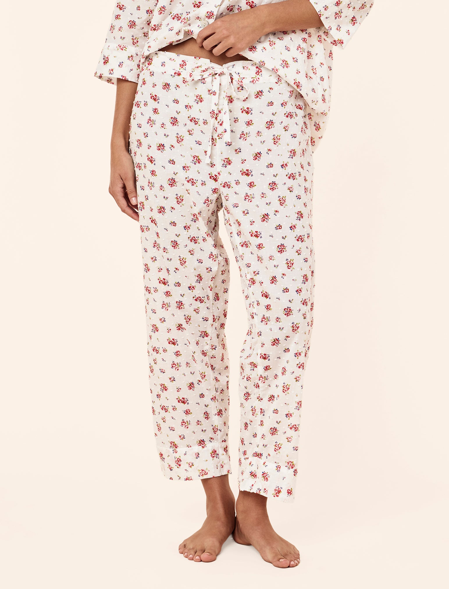 Swiss Dot Crop PJ Set