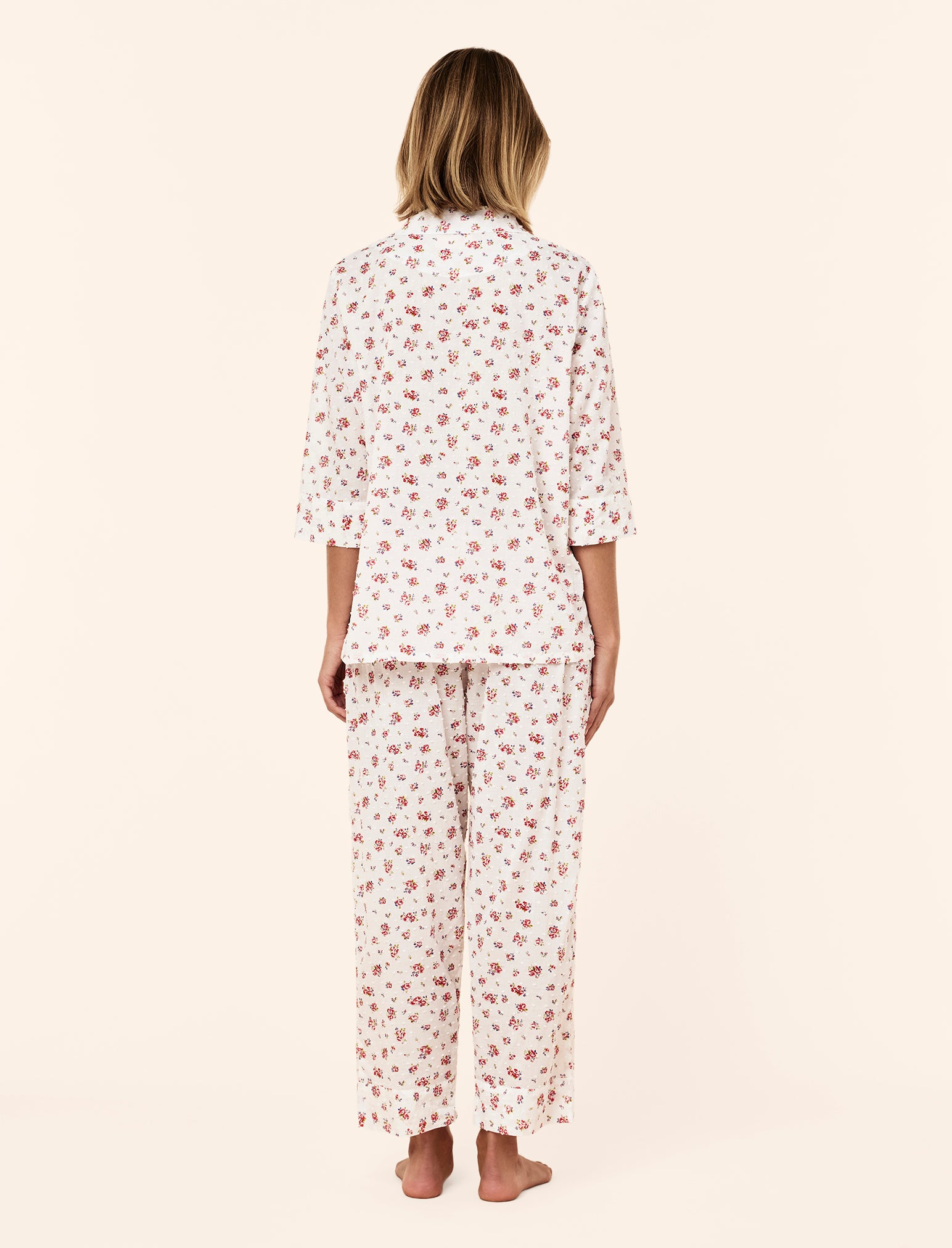 Swiss Dot Crop PJ Set