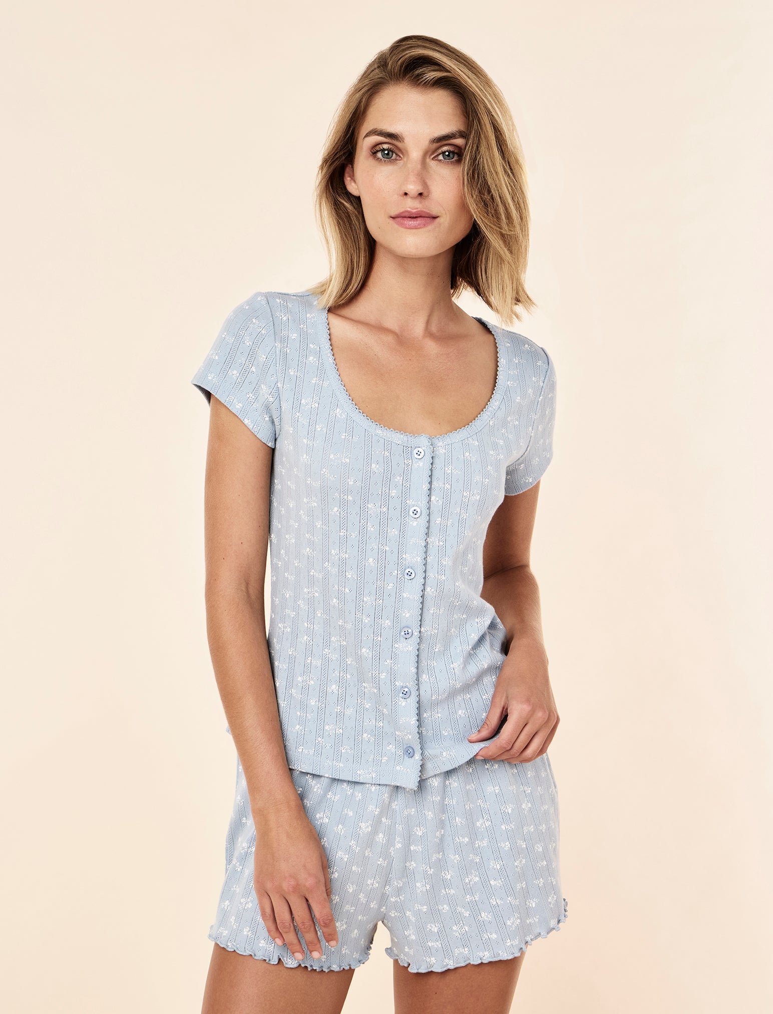Imogen Pointelle Tee