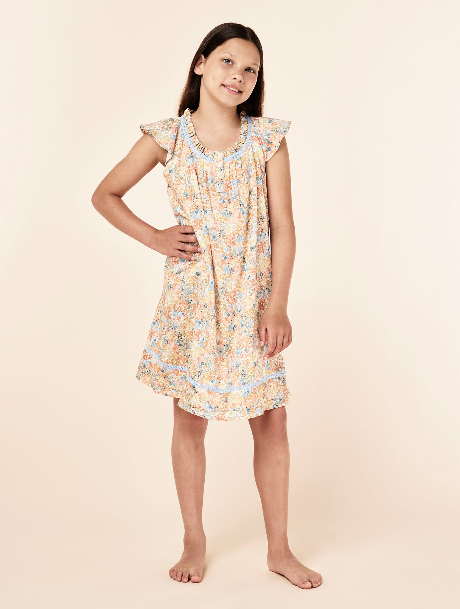 Kids Carly Floral Nightgown