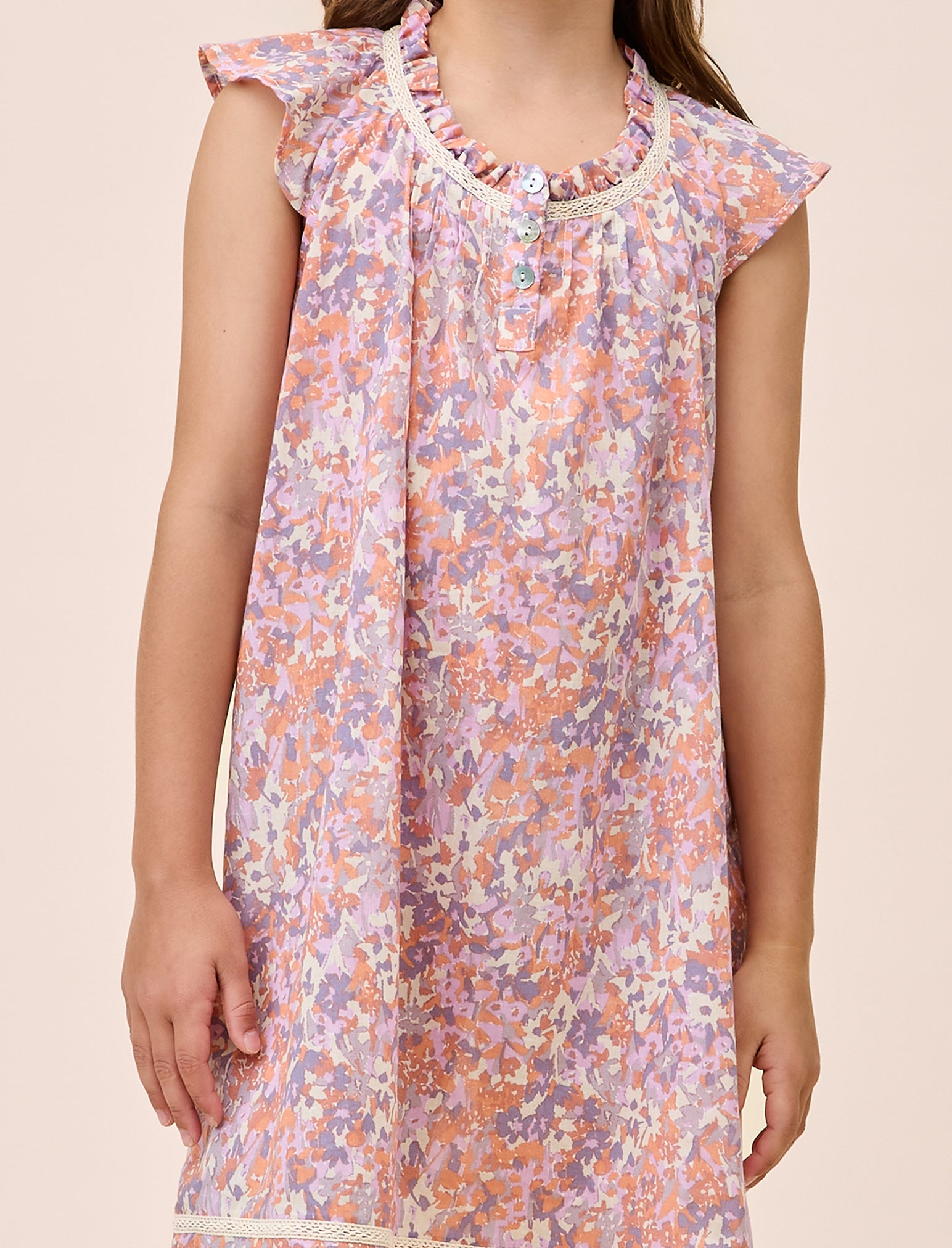 Adeline Girls Flutter Nightgown