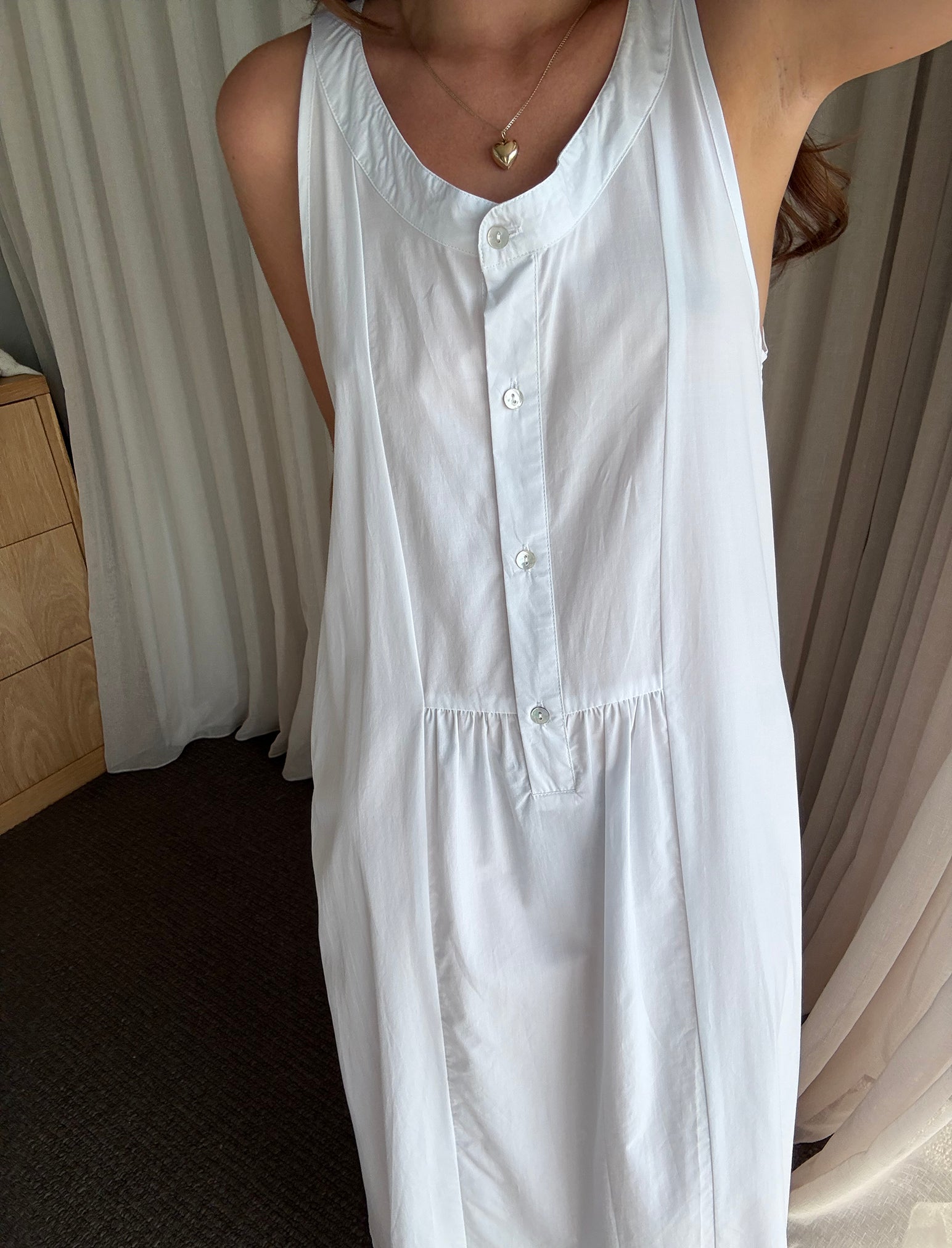 Madison Panel Front Maxi Nightie