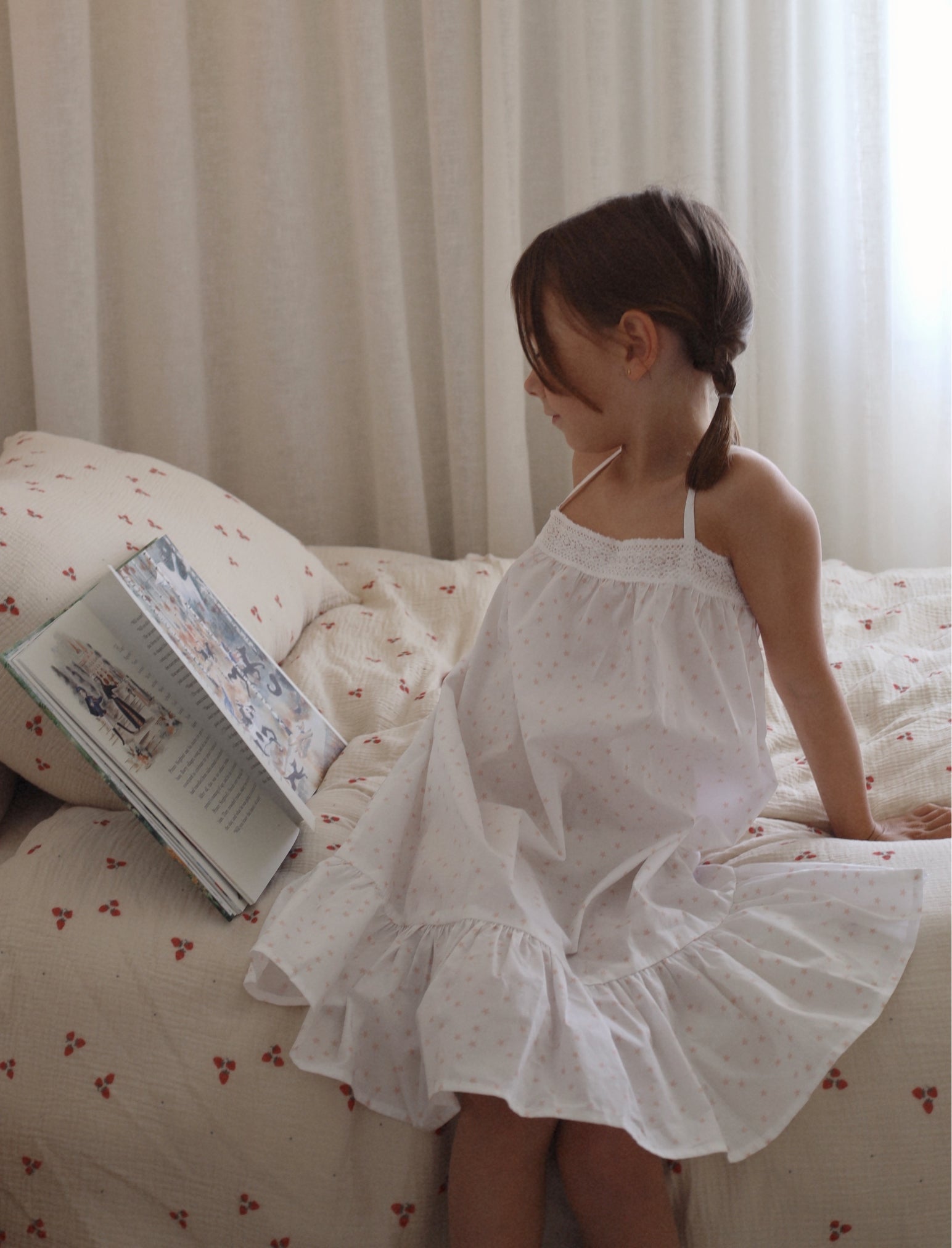 Star Girls Strappy Nightgown - Main Image