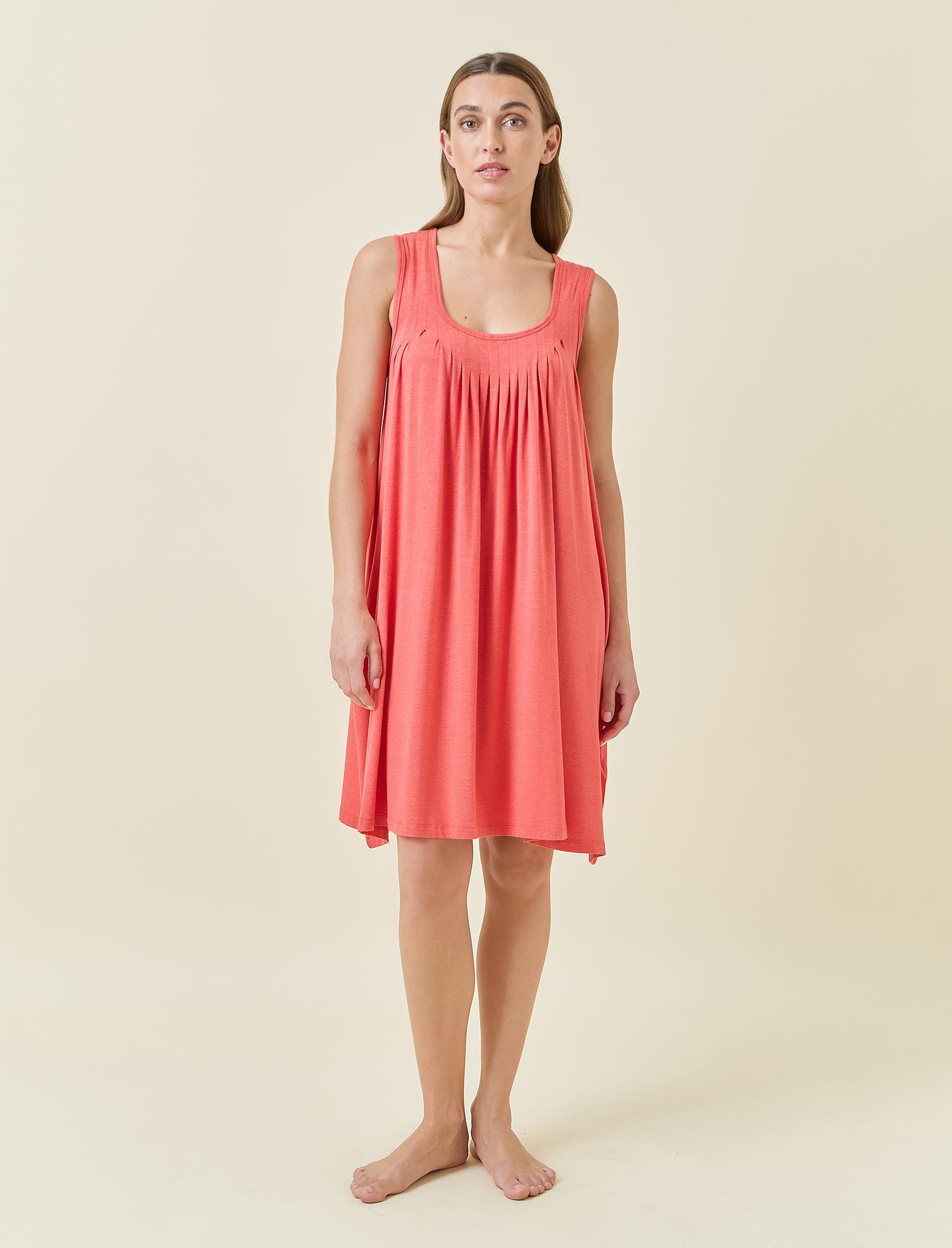 Kate Modal Soft Pleat Front Nightgown