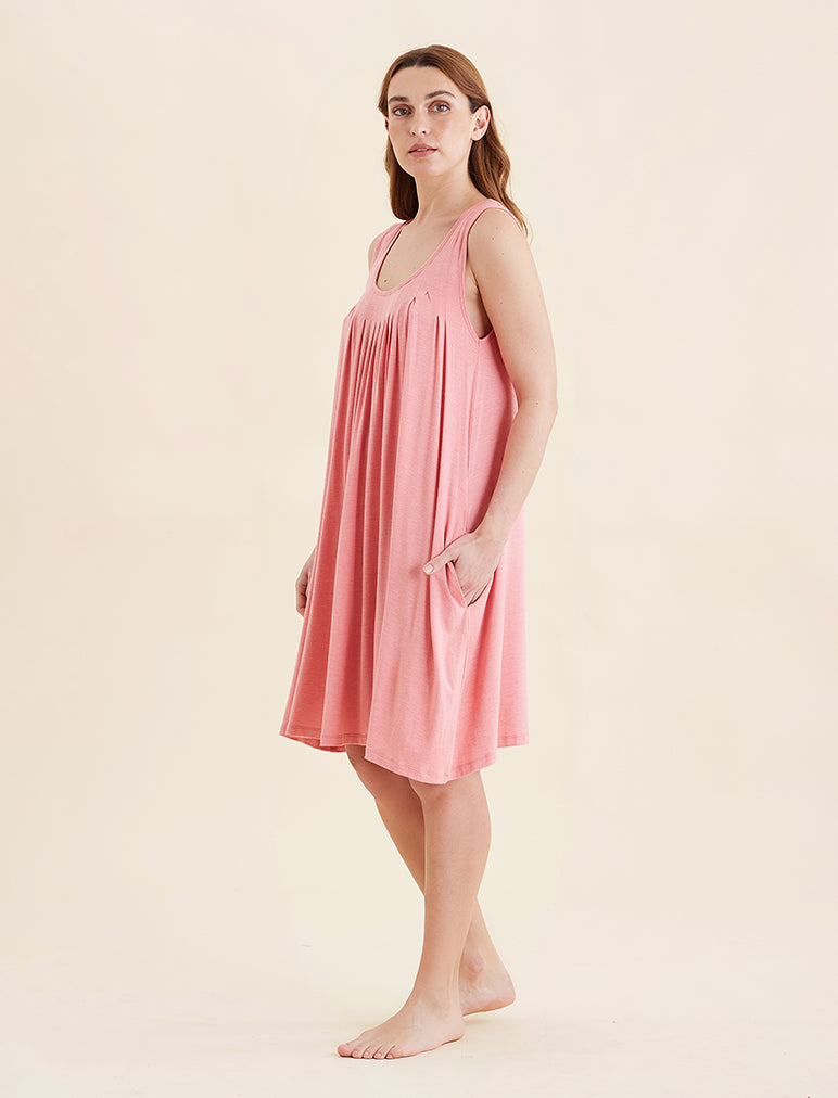 Kate Modal Soft Pleat Front Nightgown