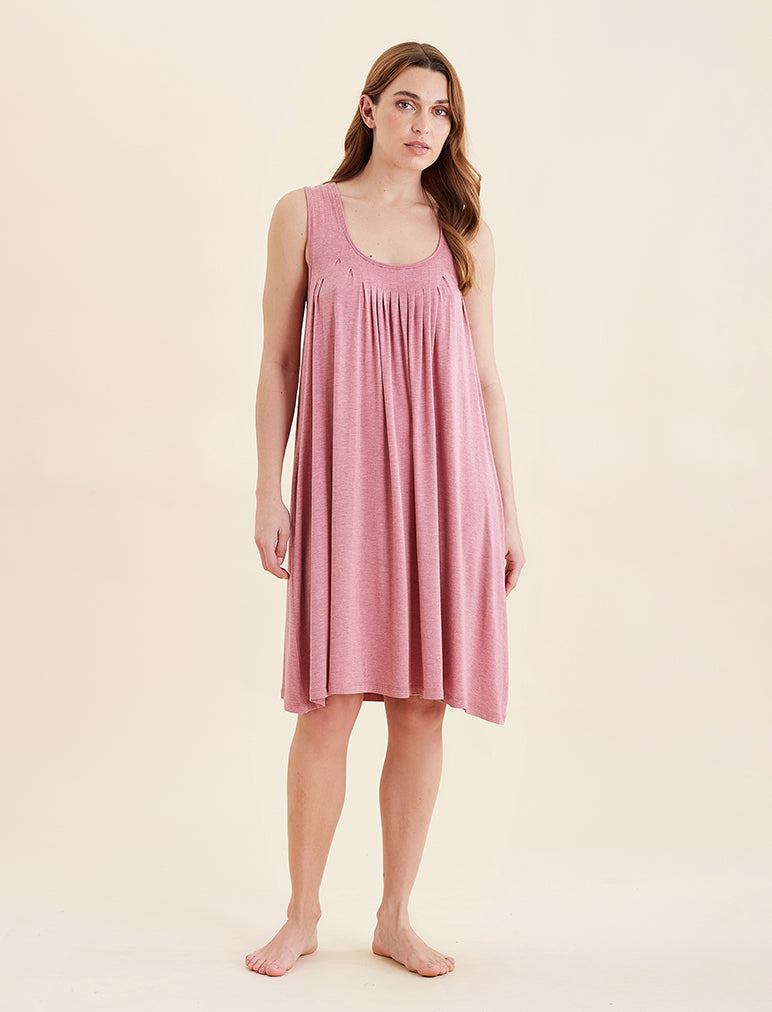 Kate Modal Soft Pleat Front Nightgown