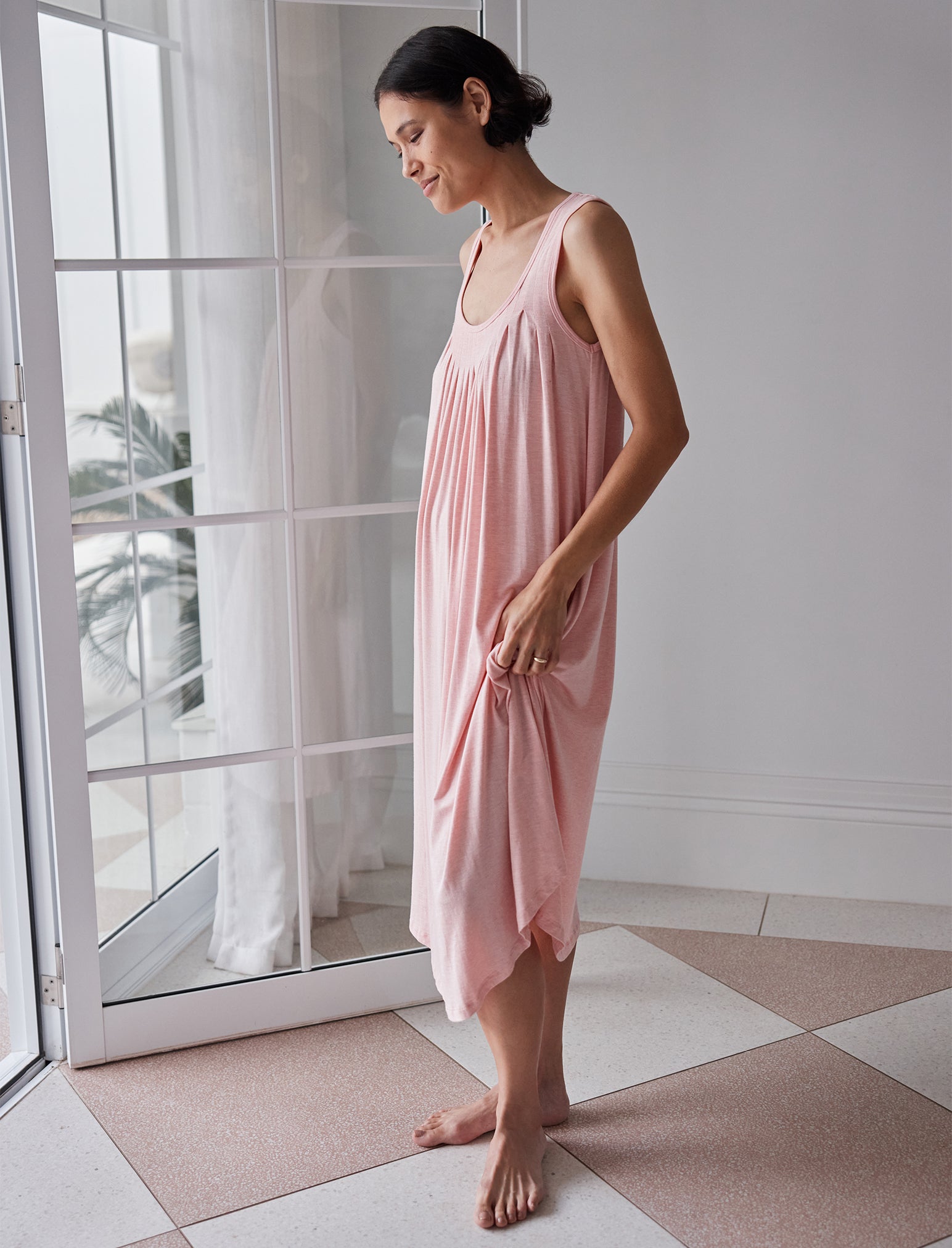 Kate Modal Soft Pleat Front Nightgown