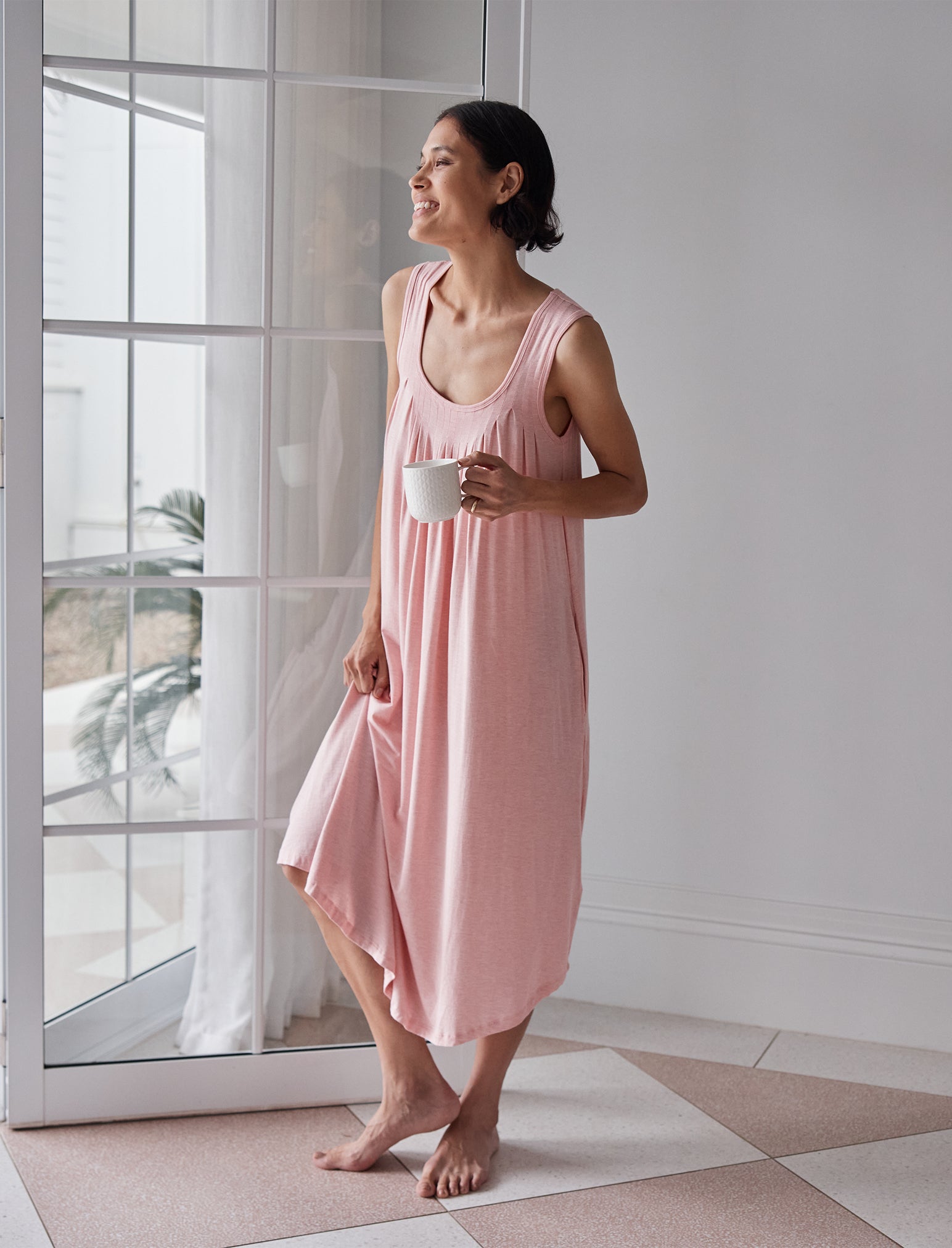 Kate Modal Soft Pleat Front Nightgown
