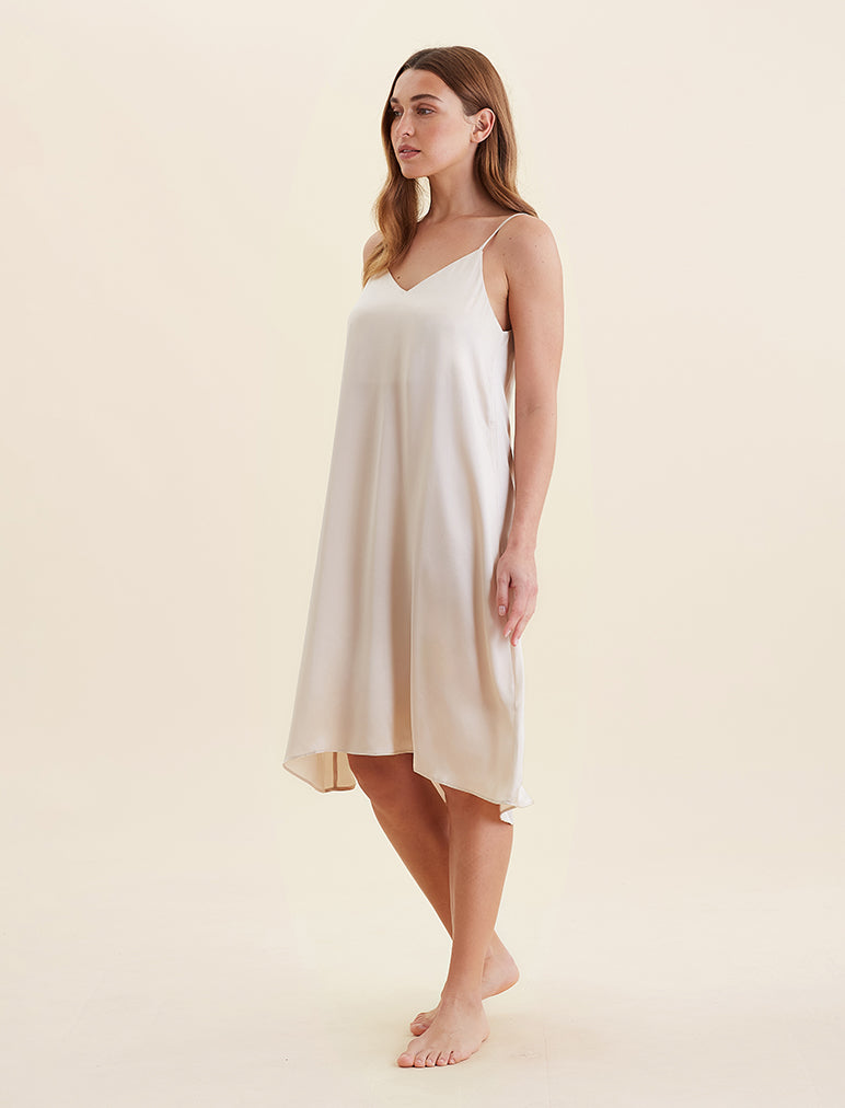 Audrey Washable Silk Slip Nightgown