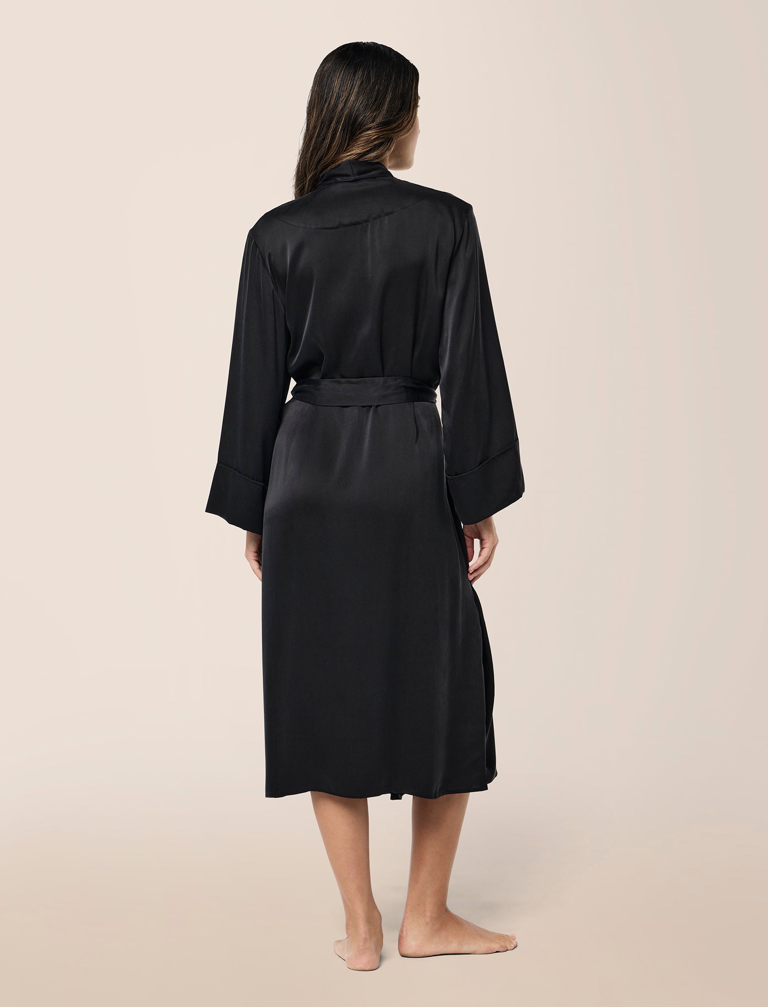 Audrey Washable Silk Long Robe