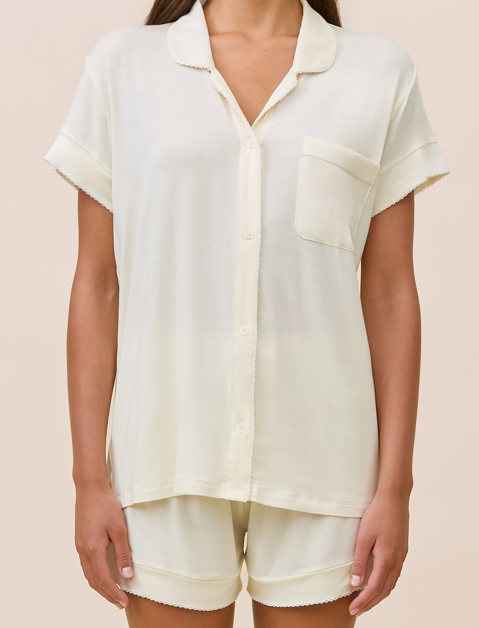 Kate Modal Soft Boxer PJ Set