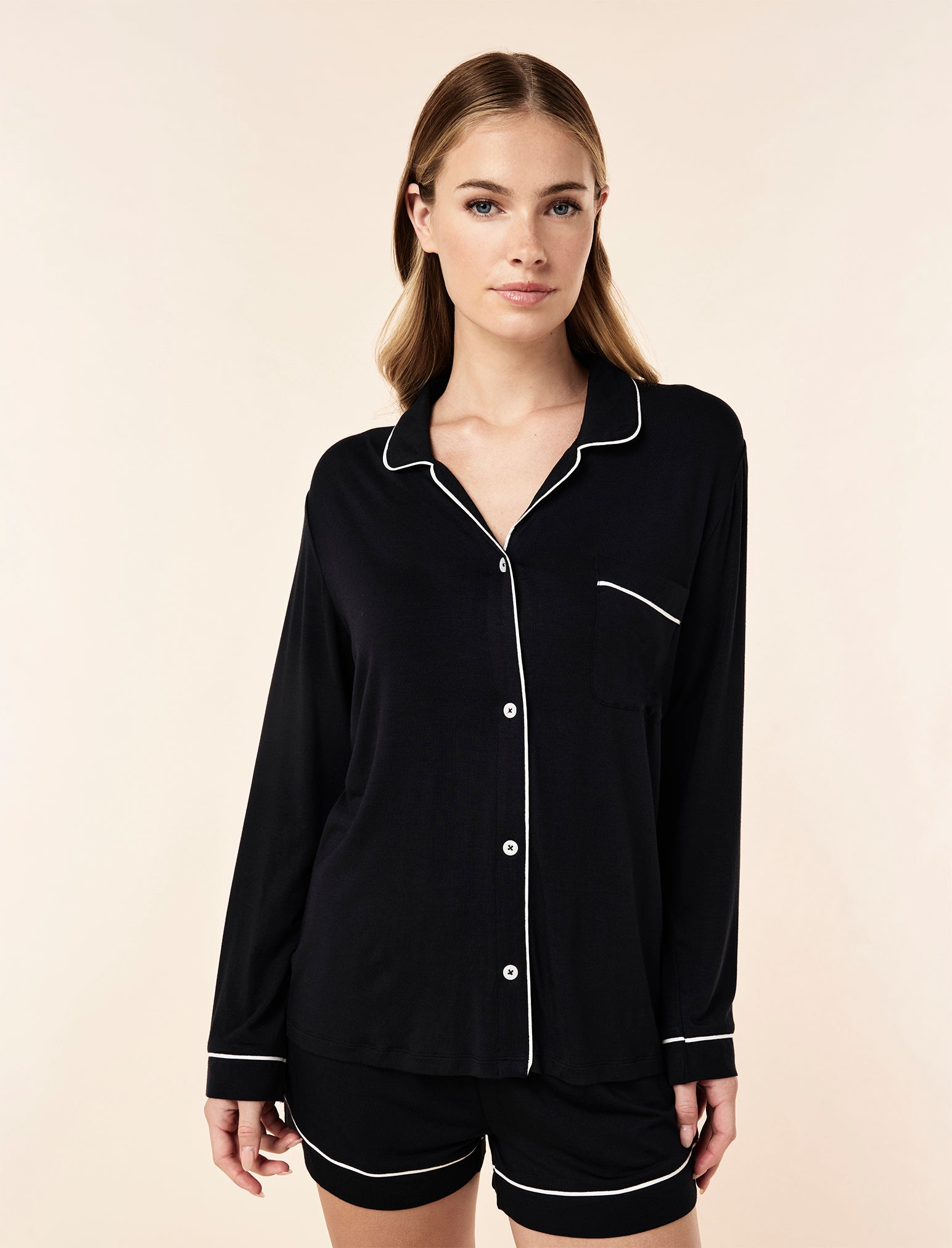 Kate Modal Long Sleeve Top and Boxer Set