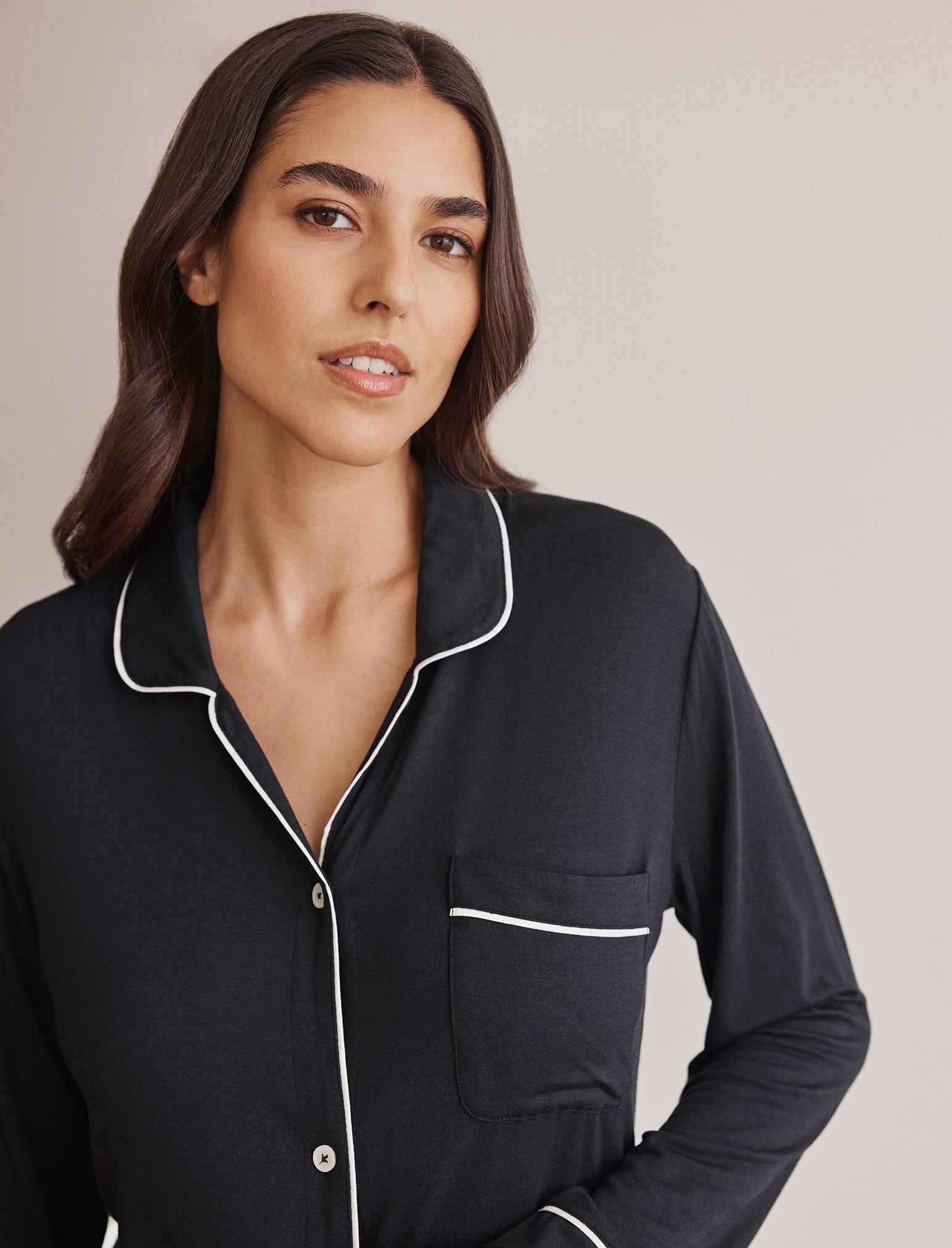 Kate Modal Long Sleeve Top and Boxer Set