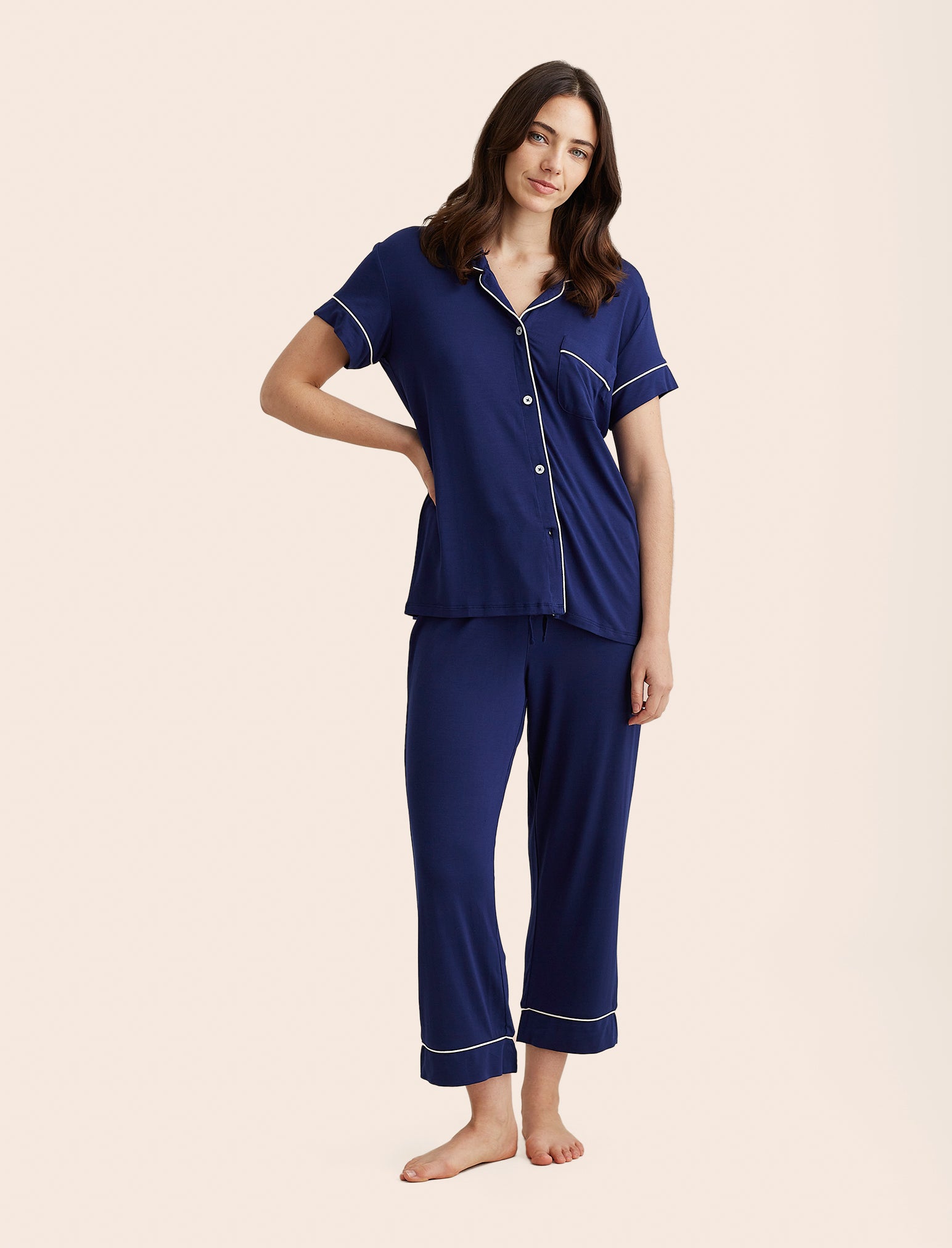 Kate Modal Soft Crop PJ Set