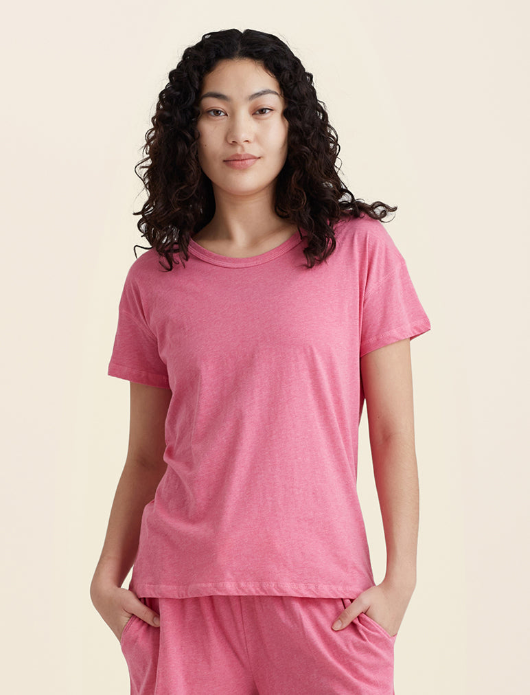 Jada Organic Cotton Knit Tee