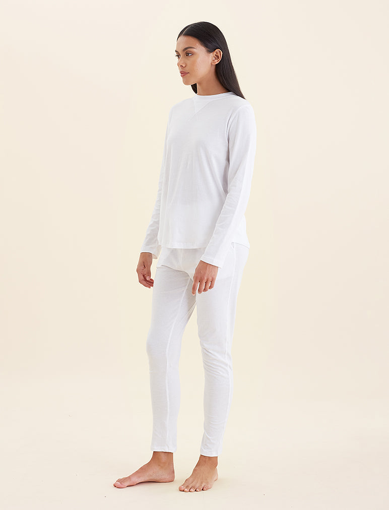 Jada Organic Cotton Long Sleeve Knit Tee