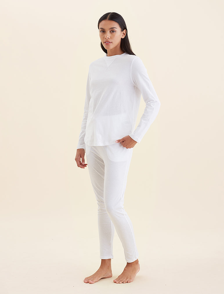 Jada Organic Cotton Long Sleeve Knit Tee