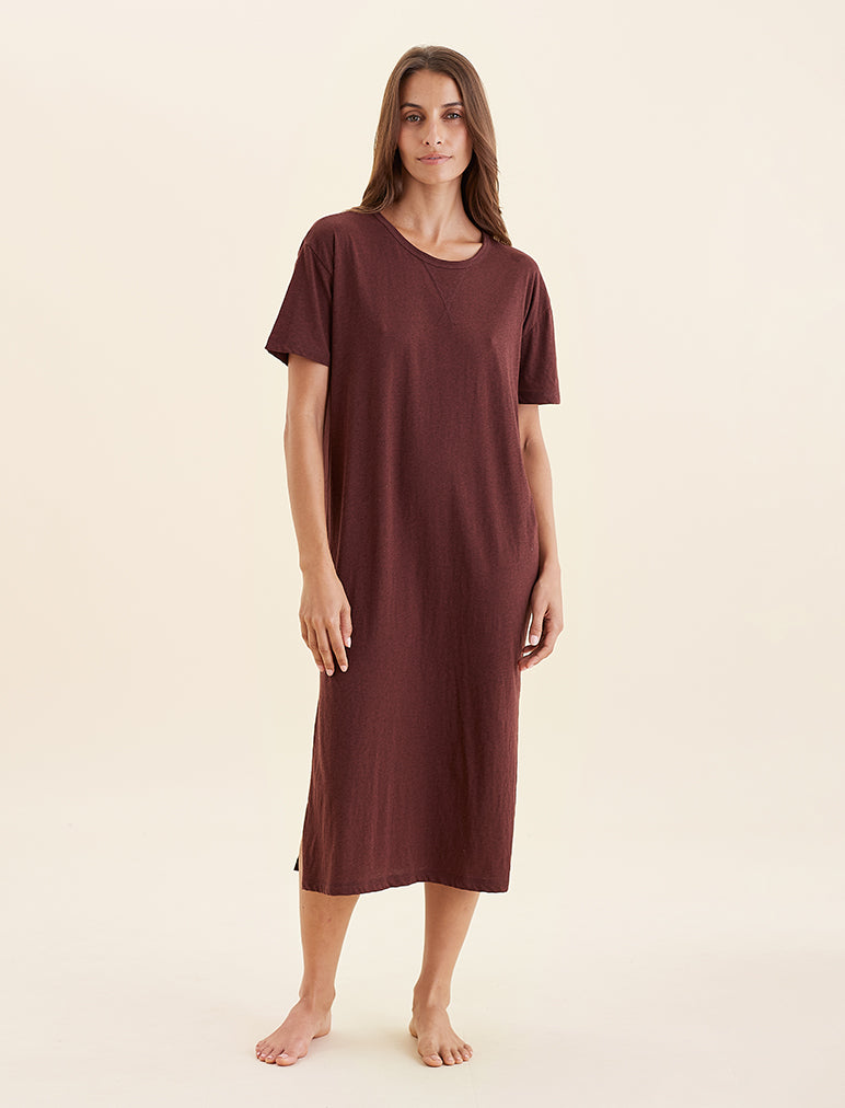 Jada Organic Cotton Knit Nightgown