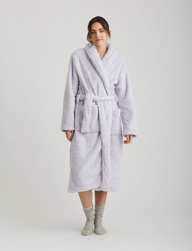 Cozy Plush Mid-Length Robe