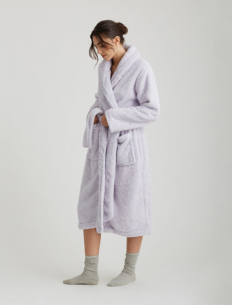 Cozy Plush Mid-Length Robe