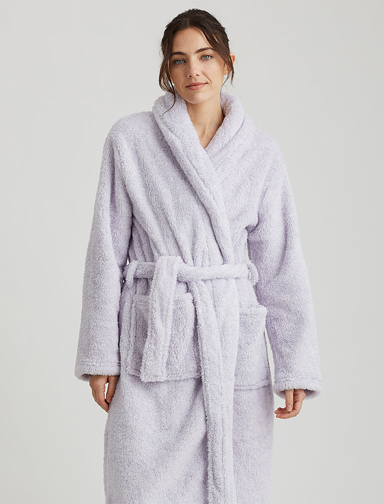 Cozy Plush Mid-Length Robe