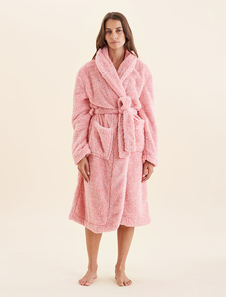 Cozy Plush Mid-Length Robe