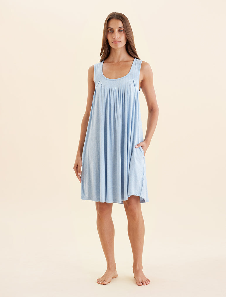 Kate Modal Soft Pleat Front Nightgown